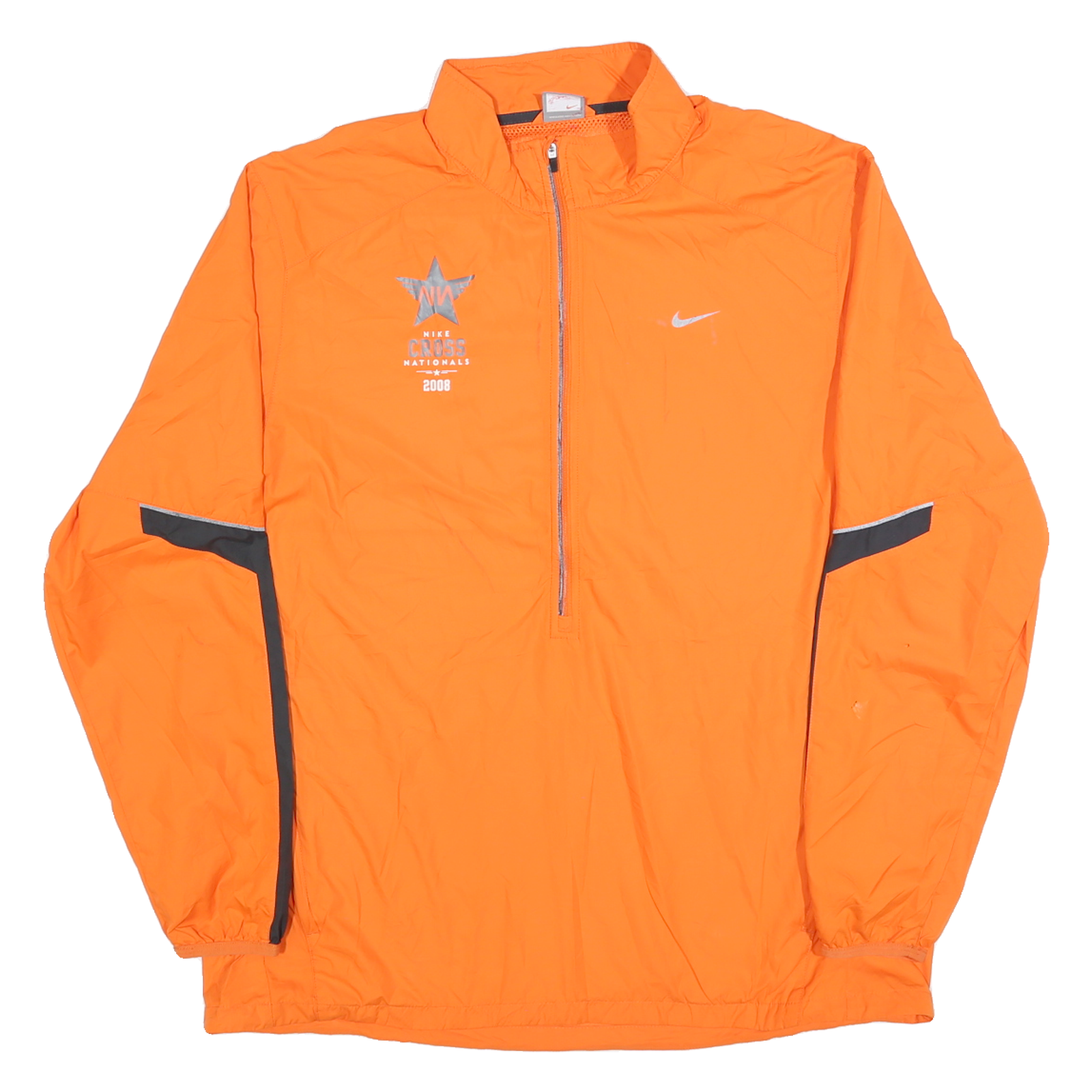 Buy NIKE Mens Orange & Grey Cross Nationals 2008 Track Jacket XL Polyester Zip Refurbished - $49.39 NIKE Mens Orange & Grey Cross Nationals 2008 Track Jacket XL Polyester Zip Refurbished - N/A refurbished available on Cerqular