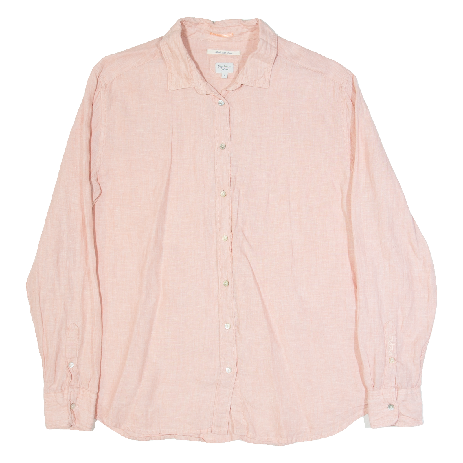 Buy PEPE JEANS Womens Blouse Pink Button Neck Long Sleeve M Refurbished - $16.89 PEPE JEANS Womens Blouse Pink Button Neck Long Sleeve M Refurbished - N/A refurbished available on Cerqular