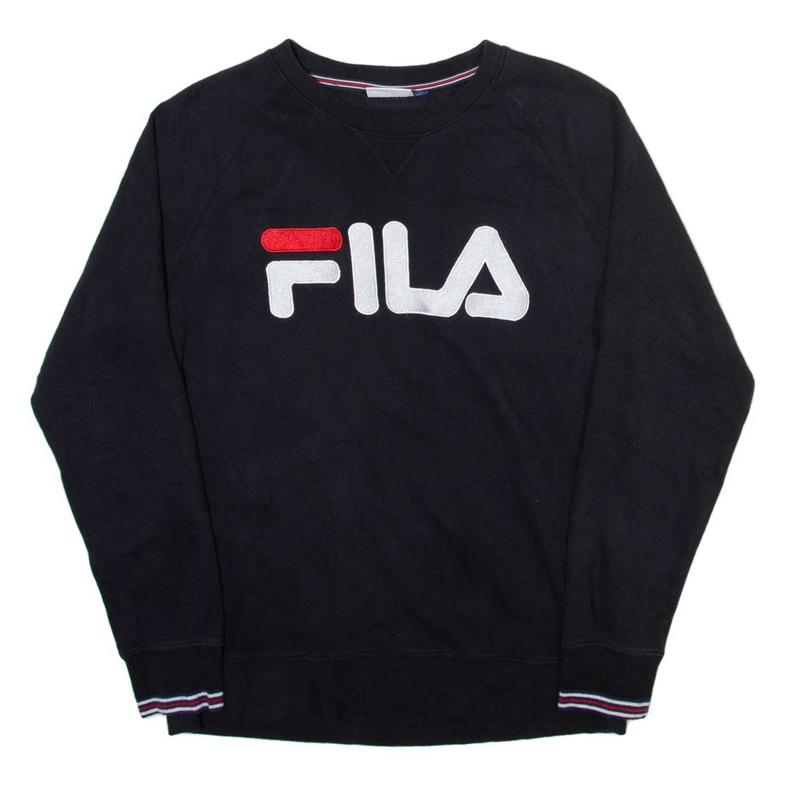 FILA Mens Sweatshirt Black S Refurbished - N/A refurbished available on Cerqular