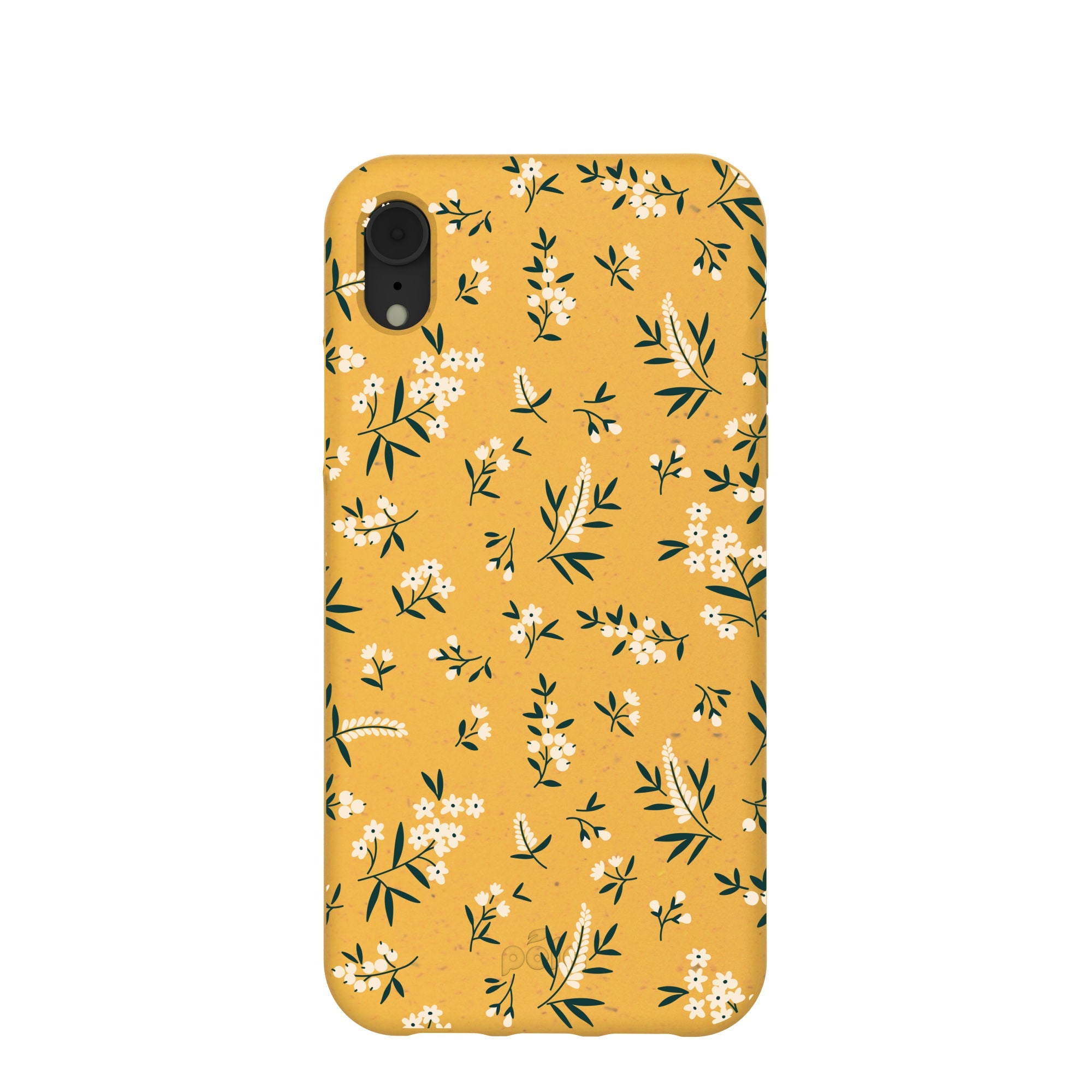 Honey White Posies iPhone XR Case Refurbished - Pela Case refurbished available on Cerqular