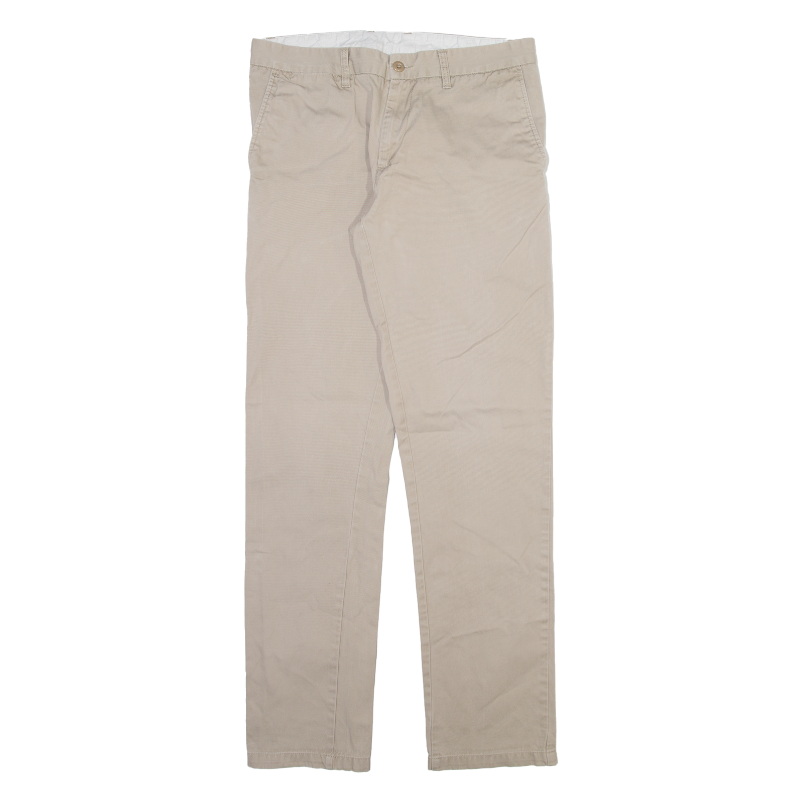 CARHARTT Mens Trousers Beige Slim Straight W31 L34 Refurbished - N/A refurbished available on Cerqular