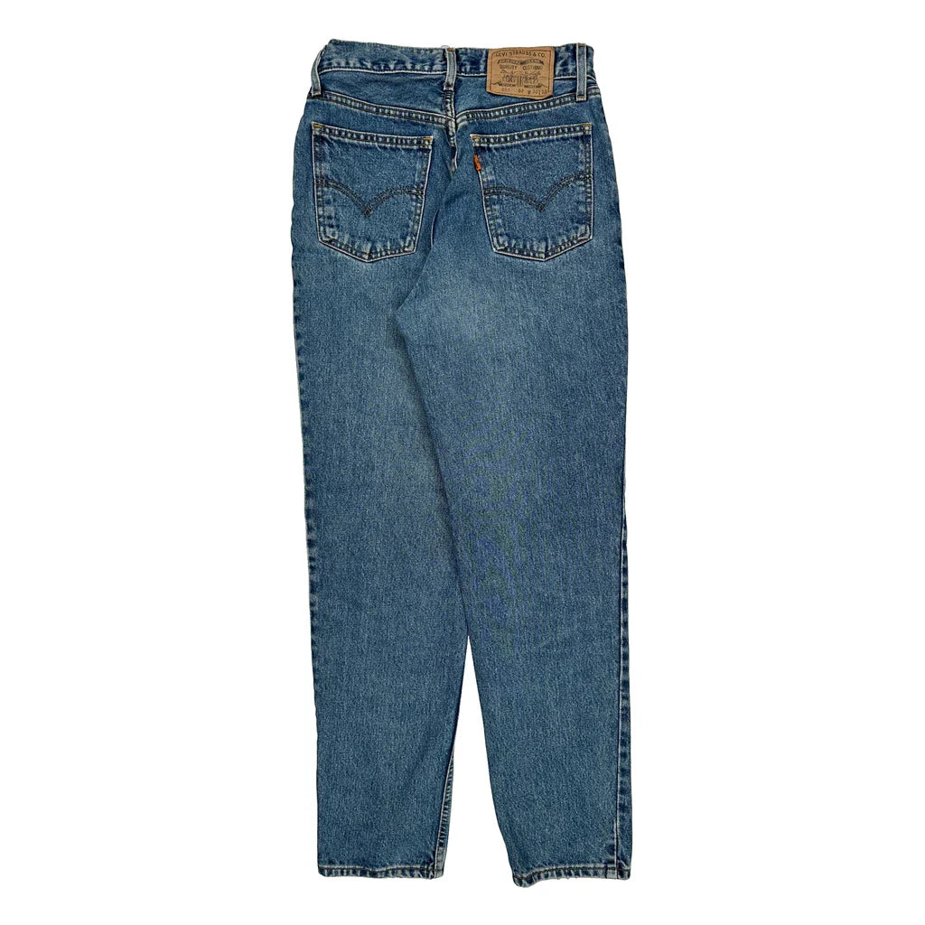 Levis Jeans - 26W UK 6 Blue Denim Refurbished - Thrifted (note: this is a term often used to describe second- refurbished available on Cerqular