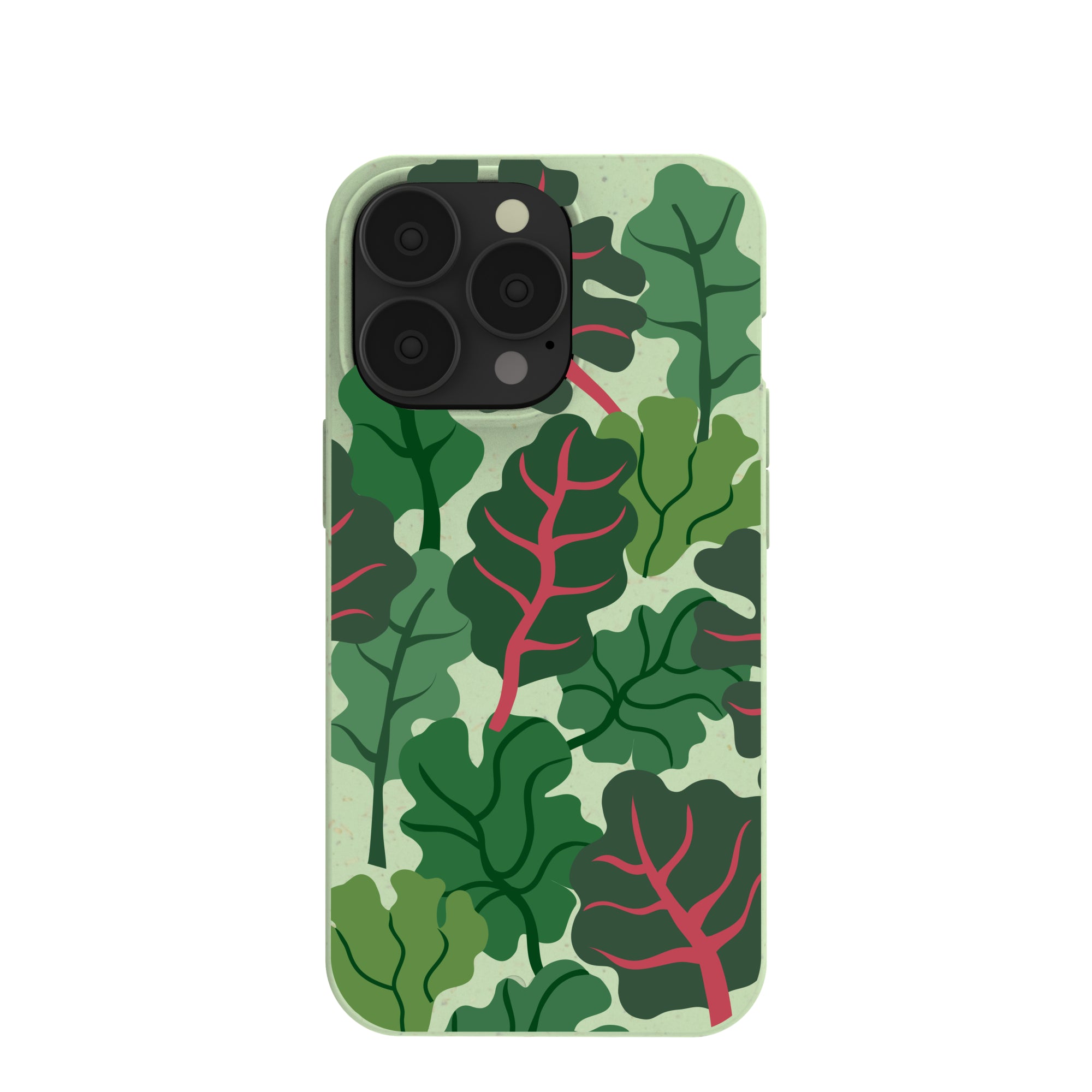 Sage Green Leafy Greens iPhone 13 Pro Case Refurbished - Pela Case refurbished available on Cerqular