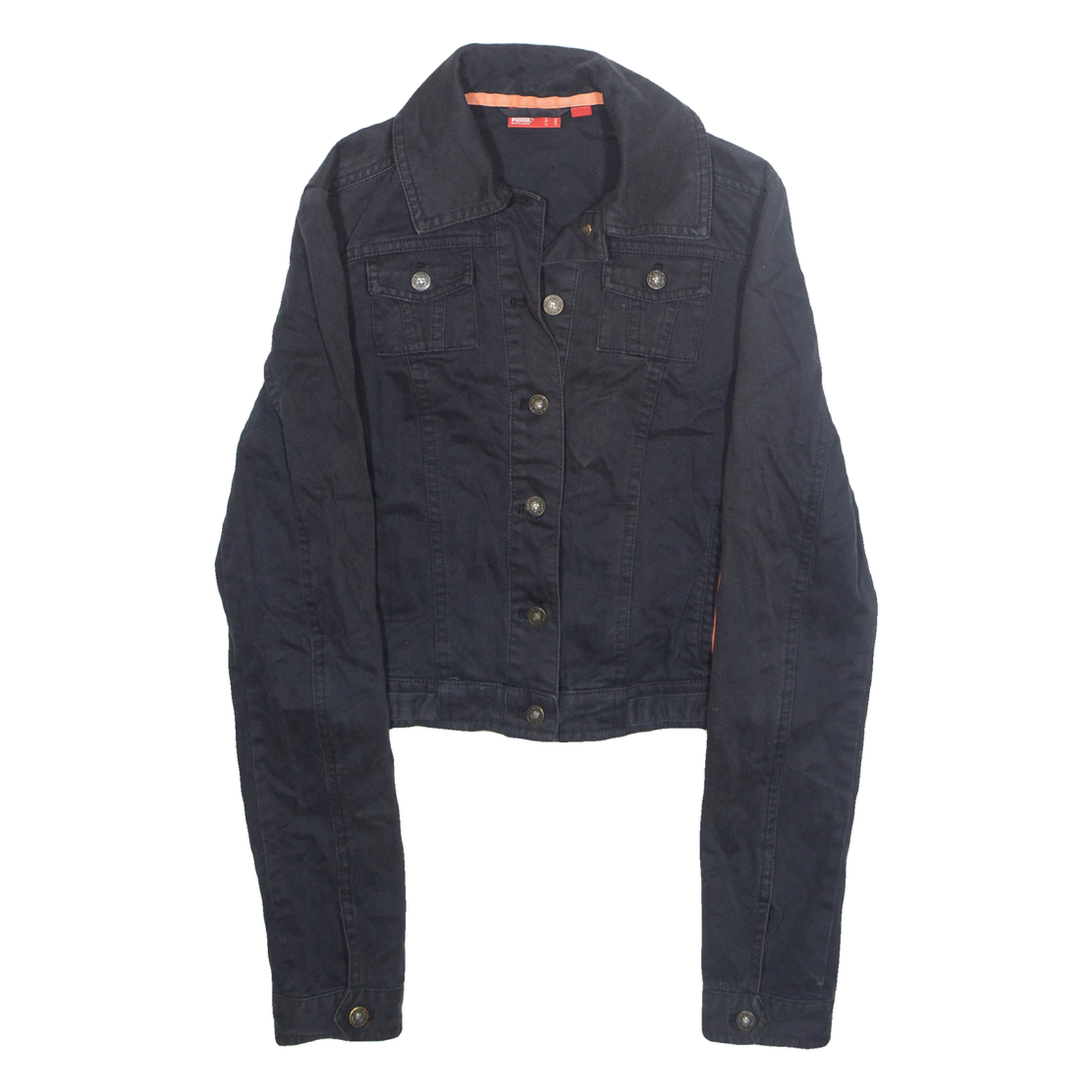 PUMA Womens Denim Jacket Beige S Refurbished - N/A refurbished available on Cerqular