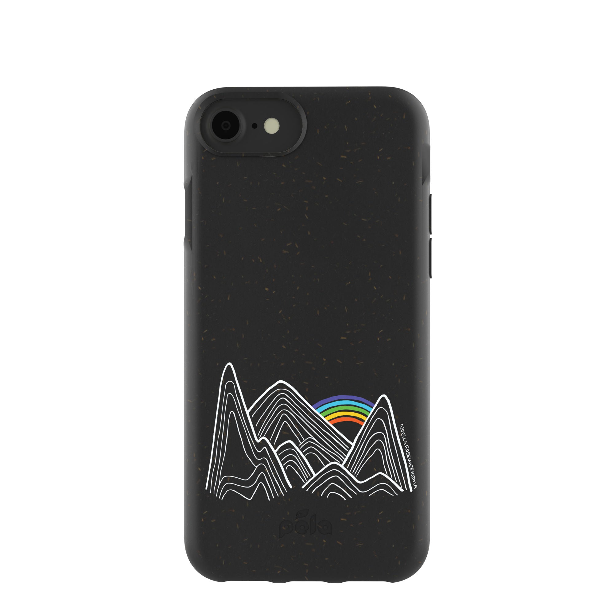 Black Elevation iPhone 6/6s/7/8/SE Case Refurbished - Pela Case refurbished available on Cerqular