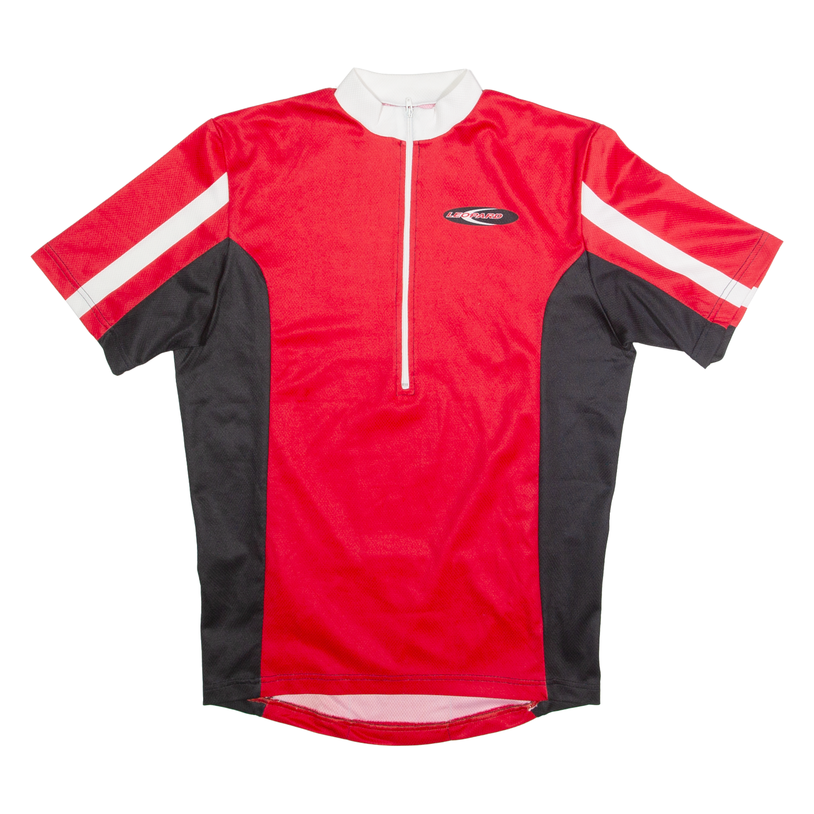 LEOPARD Cycling Mens Jersey Red 1/2 Zip M Refurbished - N/A refurbished available on Cerqular