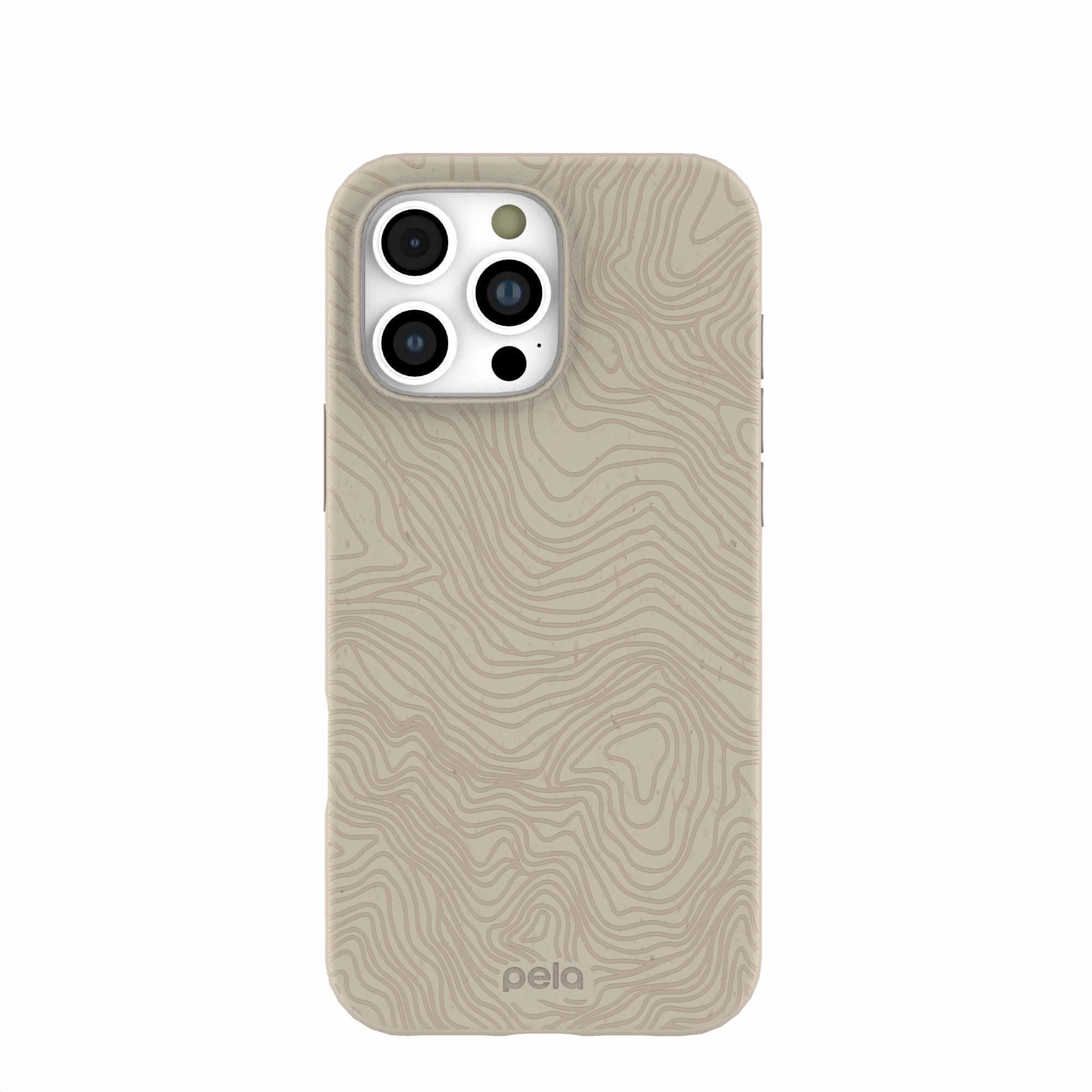 London Fog Trail Lines iPhone 16 Pro Max Case Refurbished - Pela Case refurbished available on Cerqular
