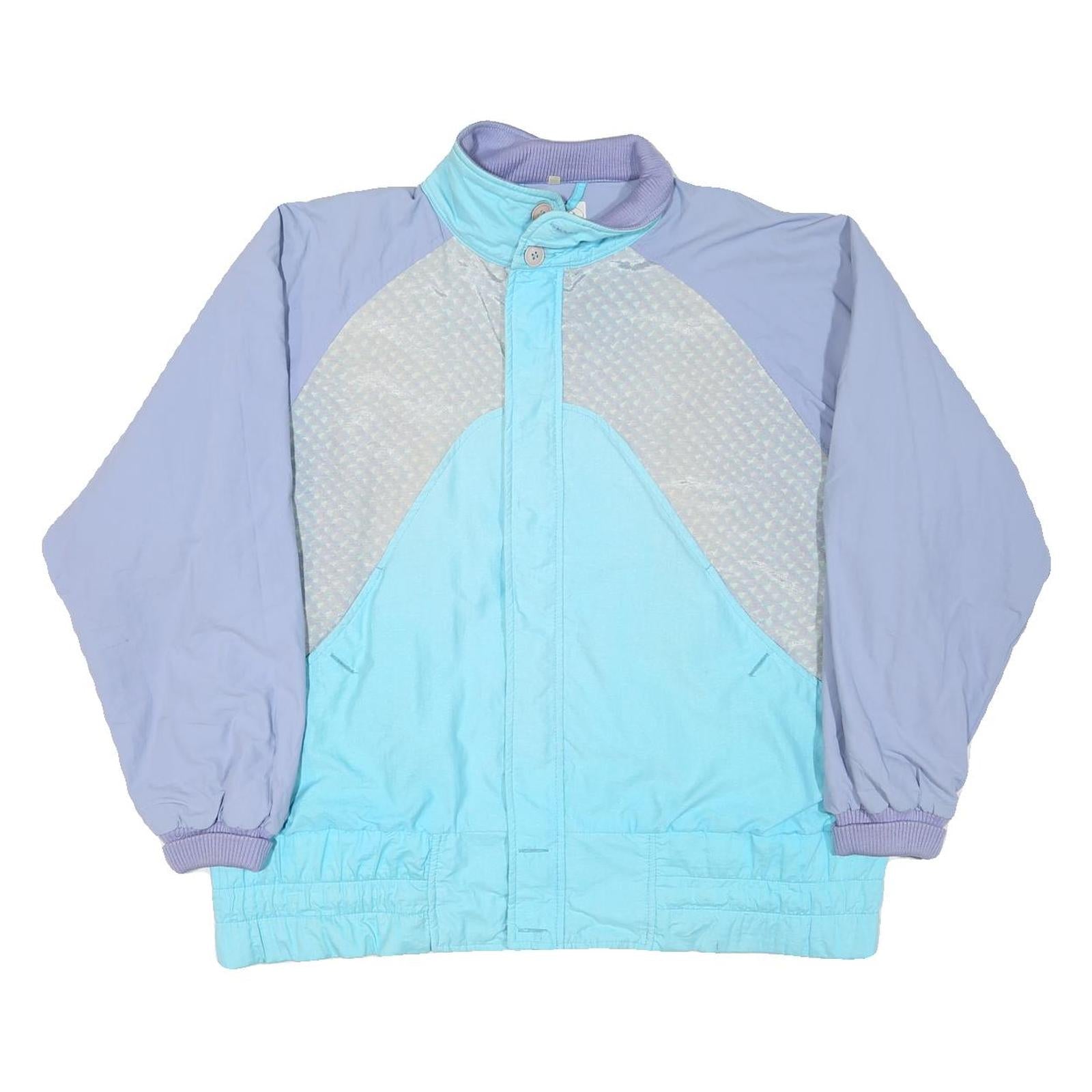 ODLO Mens Blue & Lilac Classic Jacket XL Polyester Blend Plain Zip Lightweight Refurbished - N/A refurbished available on Cerqular