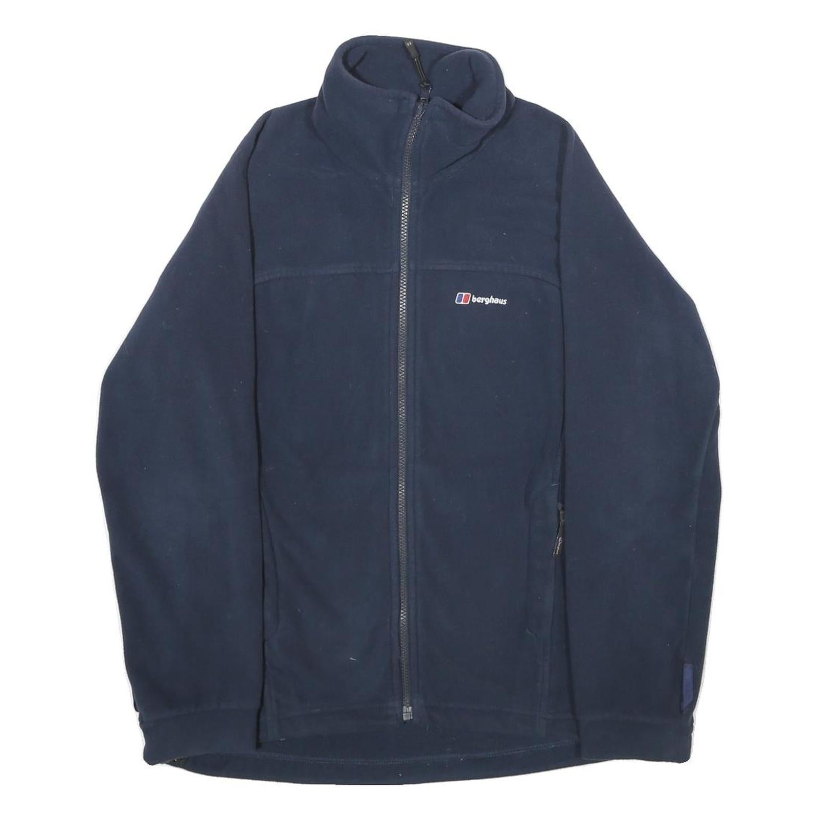 BERGHAUS Womens Navy Blue Jacket UK 10 Polyester Zip Casual Outdoor Warm Refurbished - N/A refurbished available on Cerqular