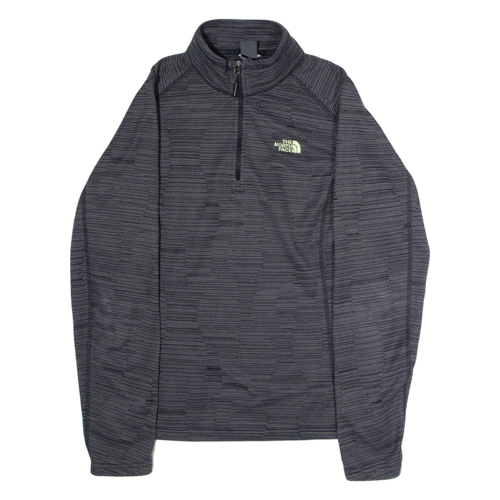 THE NORTH FACE Womens Fleece Grey 1/4 Zip L Refurbished - N/A refurbished available on Cerqular
