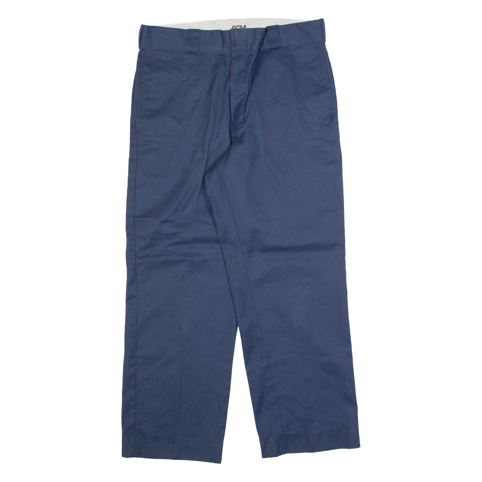DICKIES 874 Workwear Mens Trousers Blue Regular Straight W32 L27 Refurbished - N/A refurbished available on Cerqular