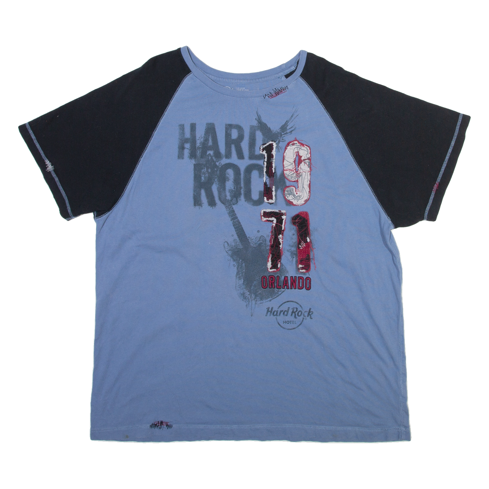 HARD ROCK CAFE Orlando Mens T-Shirt Blue USA 2XL Refurbished - N/A refurbished available on Cerqular