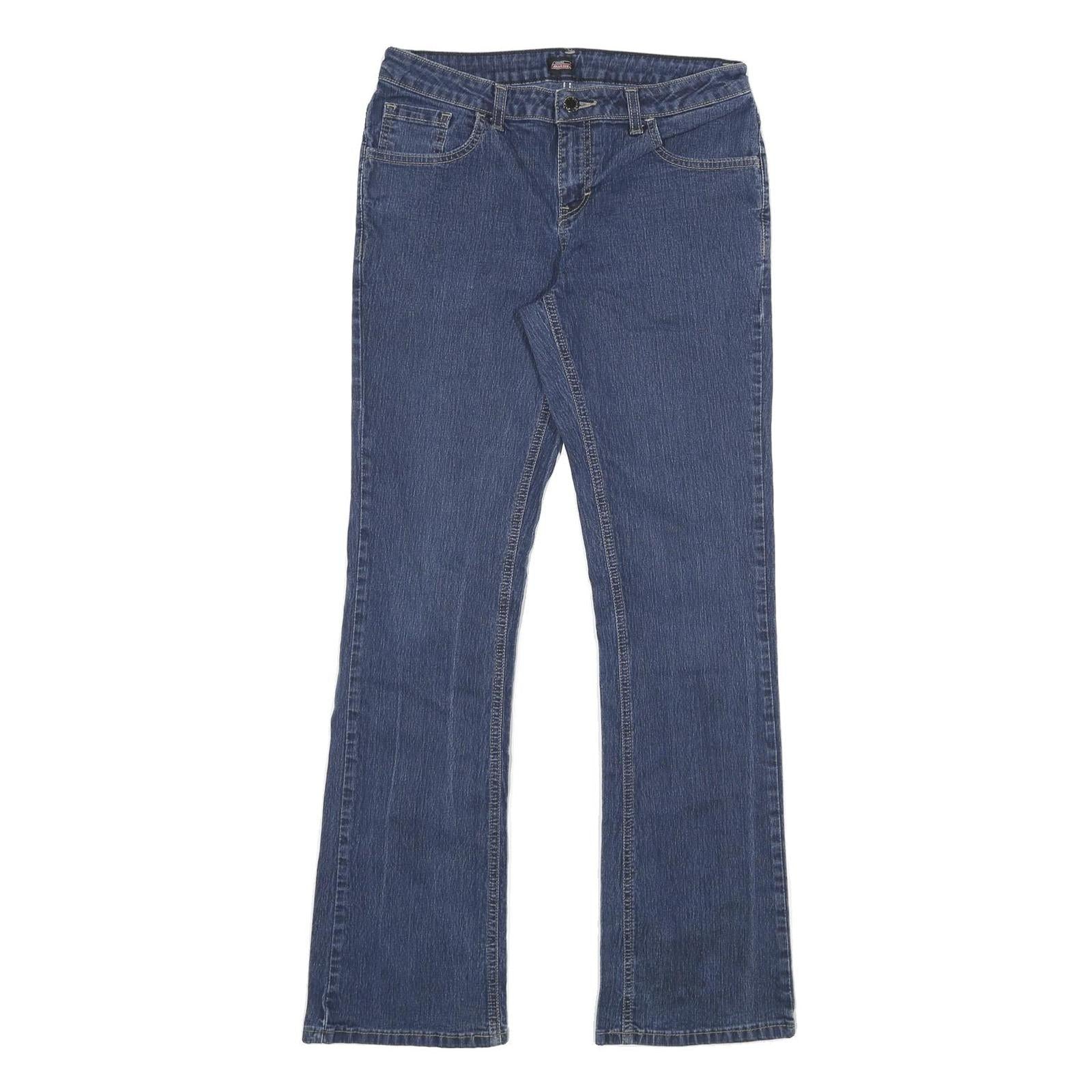 DICKIES Womens Jeans Blue Relaxed Bootcut Denim Medium W28 L31 Classic Casual Refurbished - N/A refurbished available on Cerqular