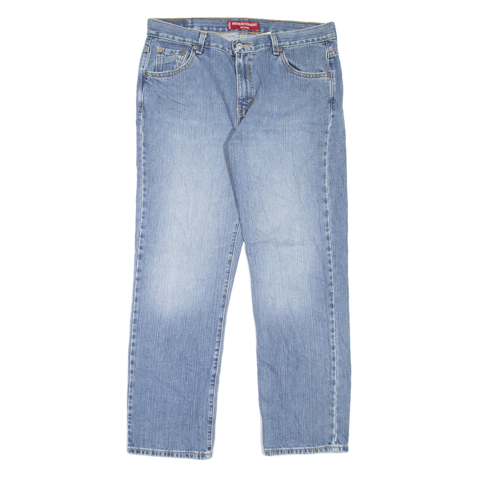 LEVI'S 505 Womens Jeans Blue Regular Straight Stone Wash W32 L29 Refurbished - N/A refurbished available on Cerqular