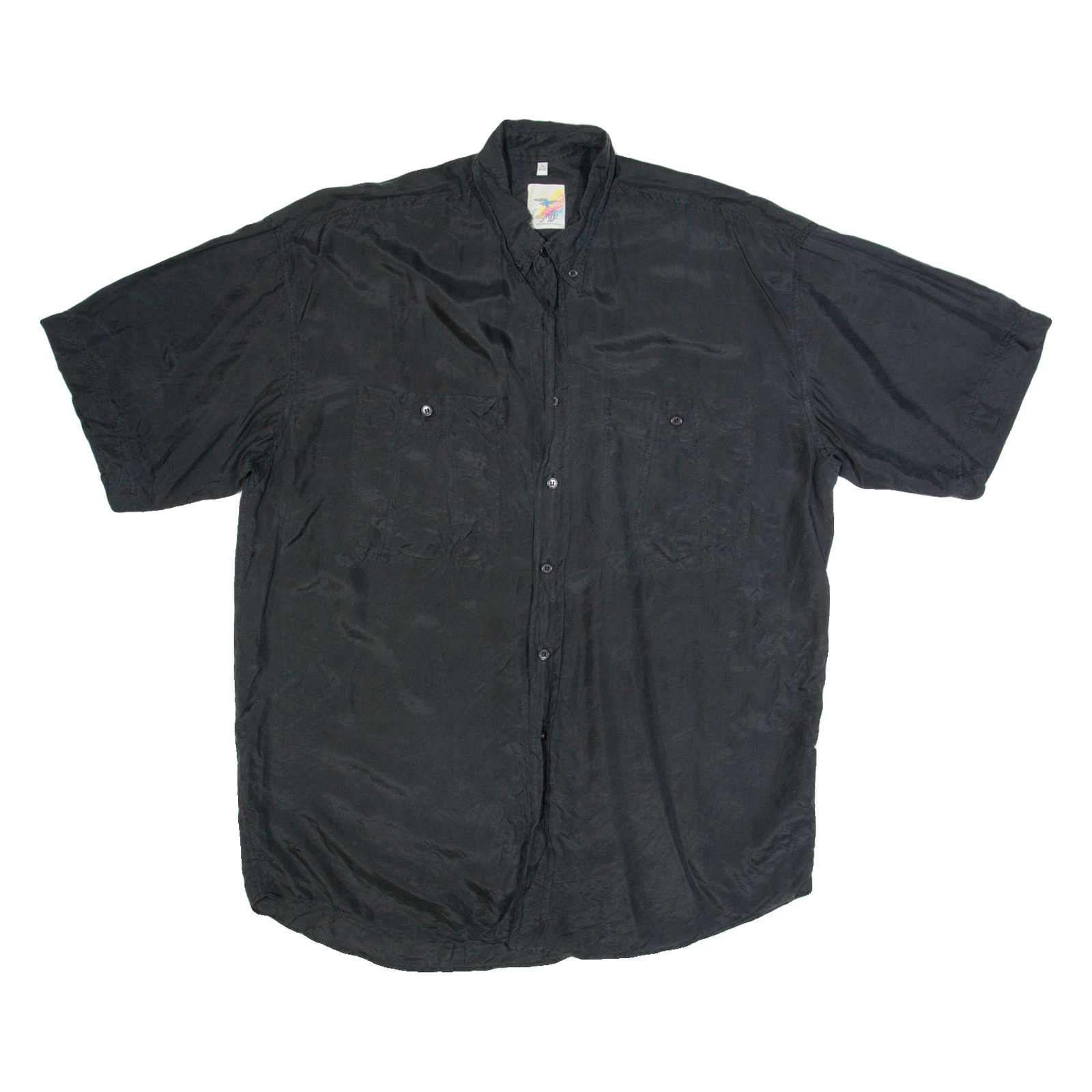 Buy LA GRIFFE Mens Plain Shirt Black 90s L Refurbished - $18.19 LA GRIFFE Mens Plain Shirt Black 90s L Refurbished - N/A refurbished available on Cerqular