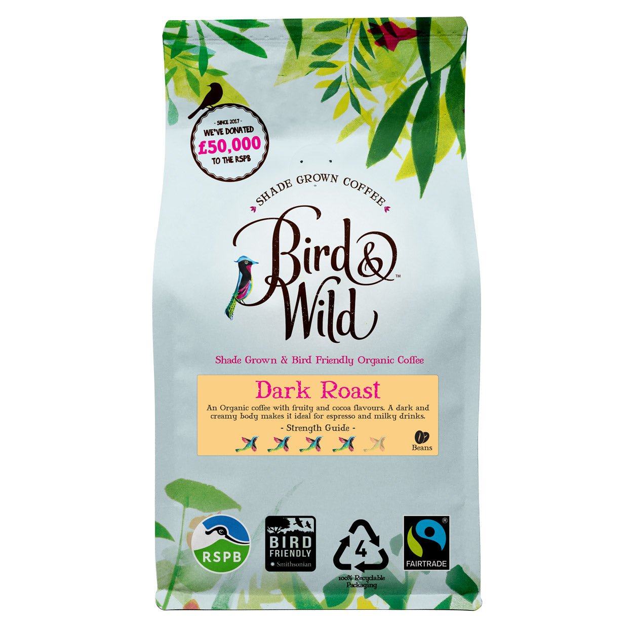 Buy Dark Roast Espresso Fairtrade Organic Coffee Beans and Ground - 200g, 500g, 1kg | Size: 6x 200g Case | Grind: Whole Bean Refurbished - $41.49 Dark Roast Espresso Fairtrade Organic Coffee Beans and Ground - 200g, 500g, 1kg | Size: 6x 200g Case | Grind: Whole Bean Refurbished - Bird & Wild Coffee refurbished available on Cerqular