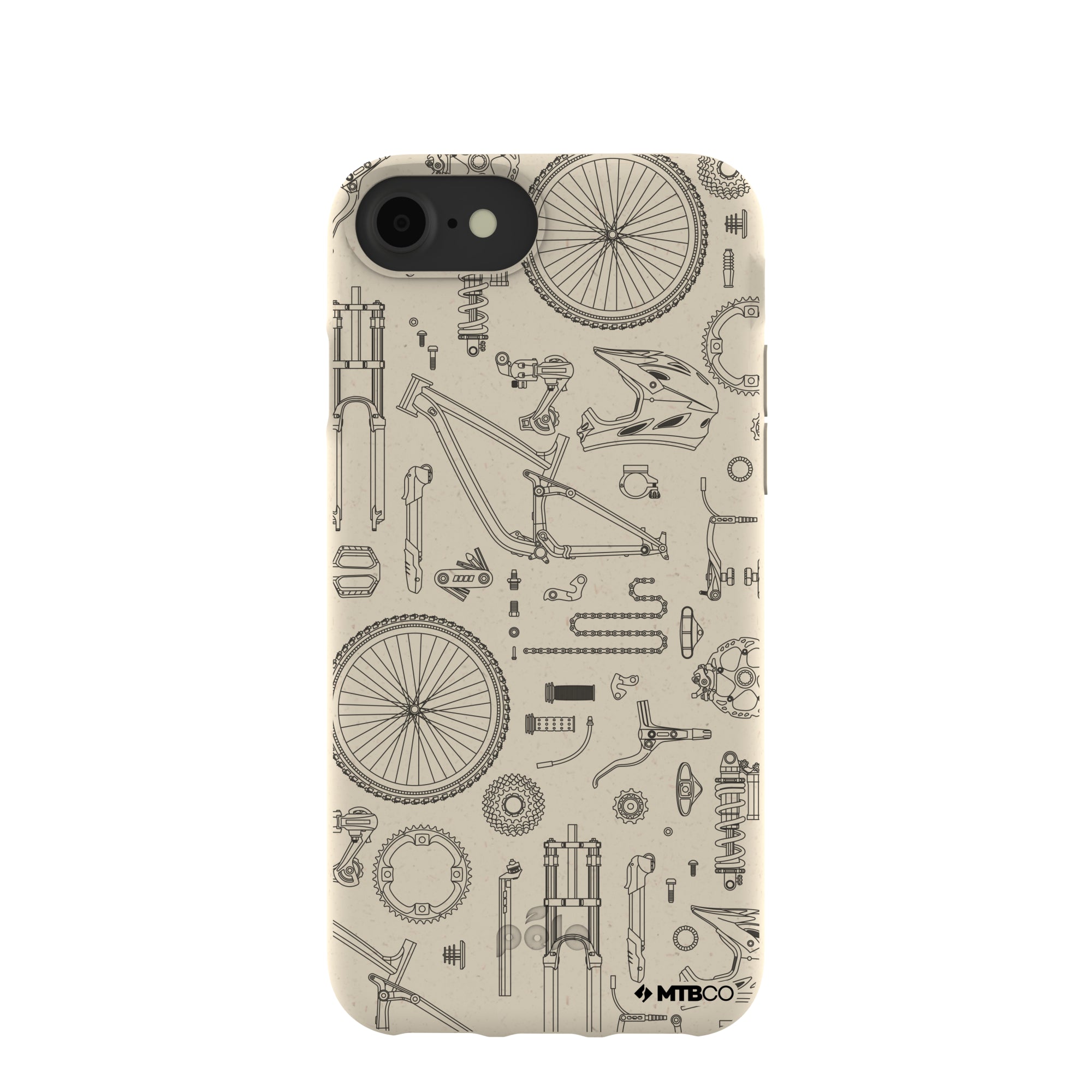London Fog Changing Gears MTBCO iPhone 6/6s/7/8/SE Case Refurbished - Pela Case refurbished available on Cerqular