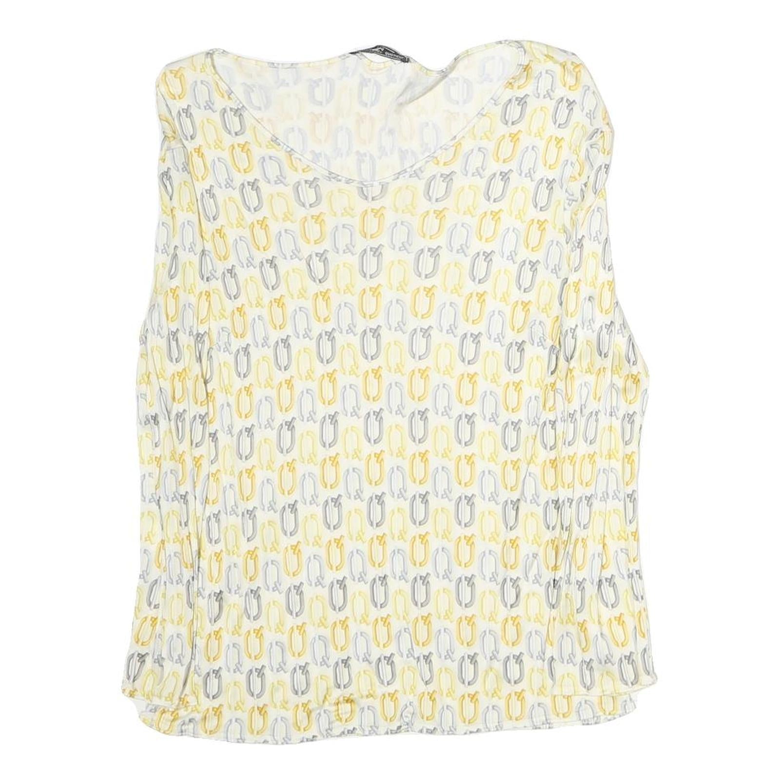Buy INTELLIGENCE QUOTIENT Womens Yellow & Grey Printed Sleeveless Top V-Neck M Refurbished - $18.19 INTELLIGENCE QUOTIENT Womens Yellow & Grey Printed Sleeveless Top V-Neck M Refurbished - N/A refurbished available on Cerqular