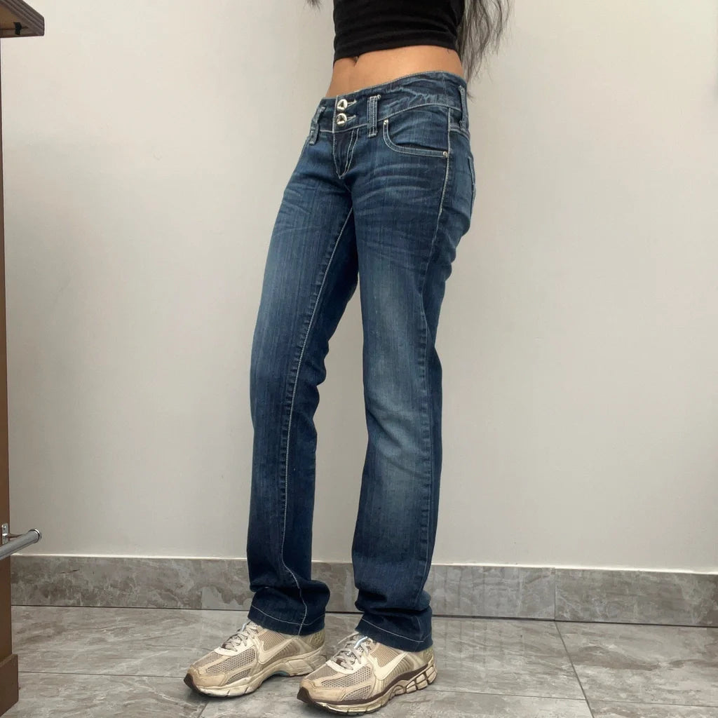 Take Two Jeans - 30W UK 6 Blue Cotton Refurbished - Thrifted (note: this is a term often used to describe second- refurbished available on Cerqular