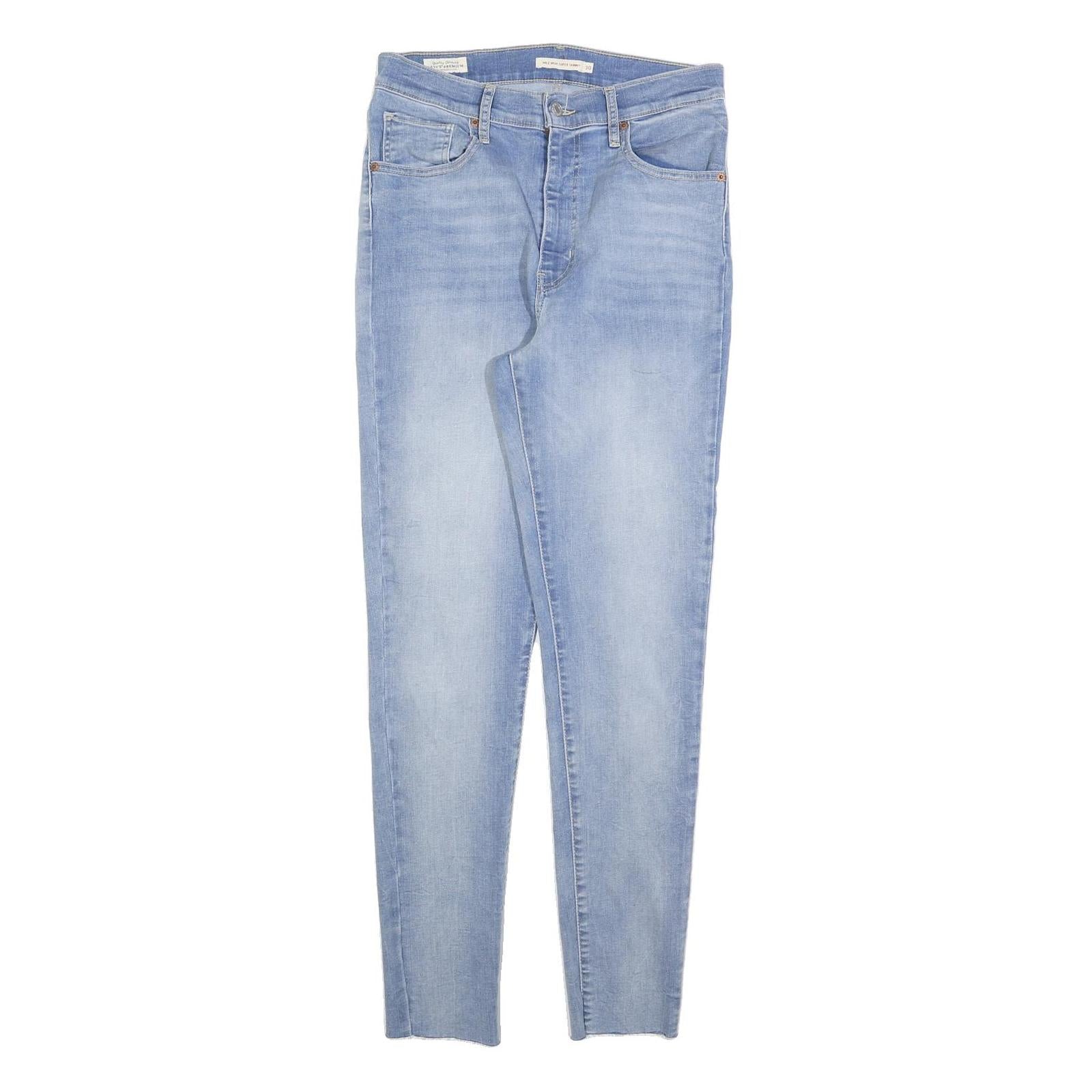 LEVI'S Womens Jeans Blue Slim Skinny Denim Light W30 L29 Stylish Zip Closure Refurbished - N/A refurbished available on Cerqular