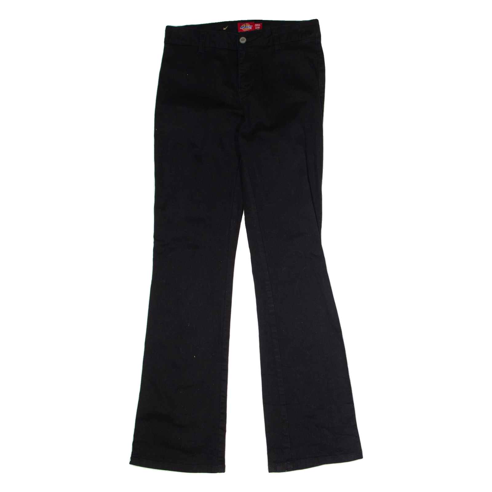 DICKIES Workwear Womens Trousers Black Regular Flared W26 L31 Refurbished - N/A refurbished available on Cerqular