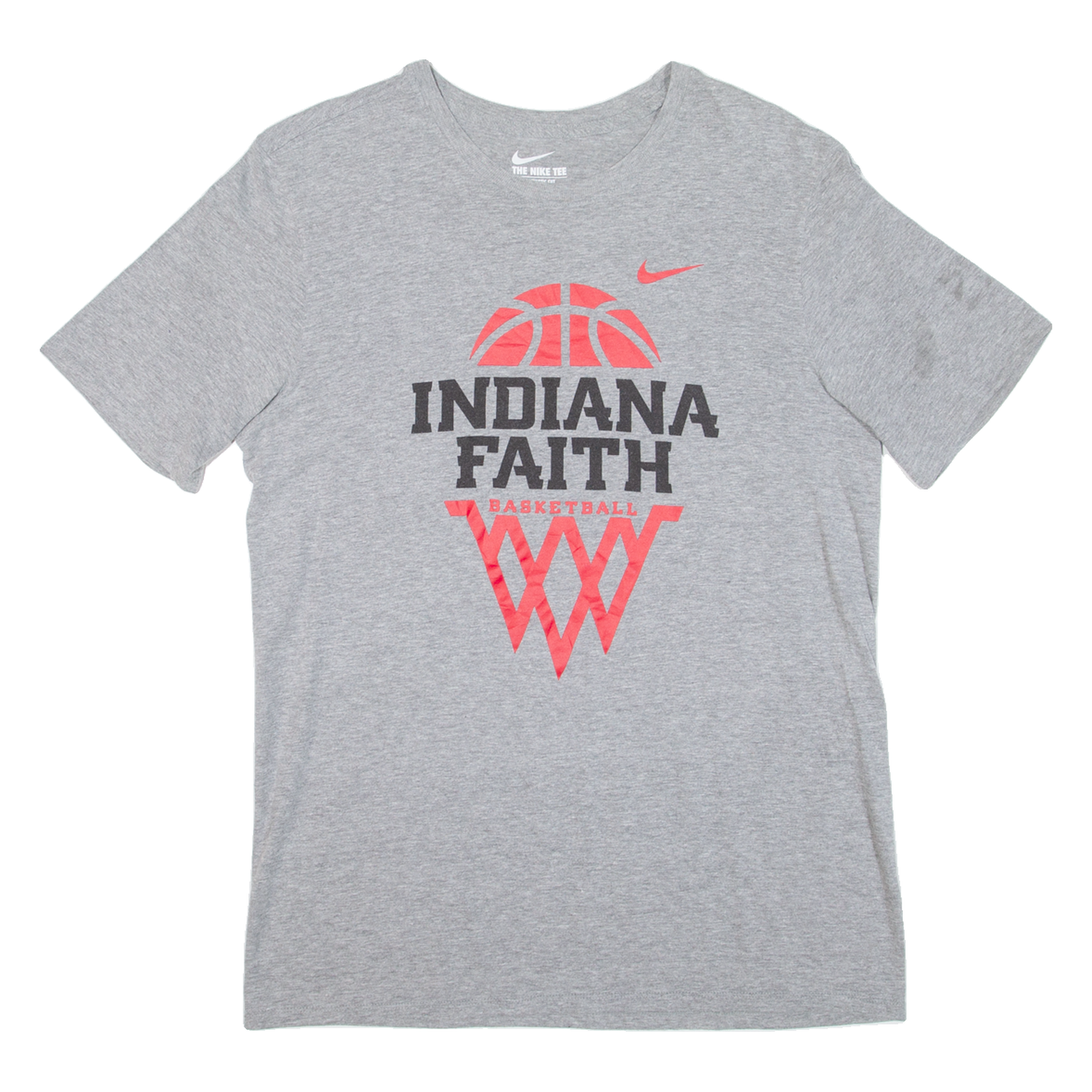 Buy NIKE Indiana Faith Basketball Mens T-Shirt Grey USA M Refurbished - $16.89 NIKE Indiana Faith Basketball Mens T-Shirt Grey USA M Refurbished - N/A refurbished available on Cerqular