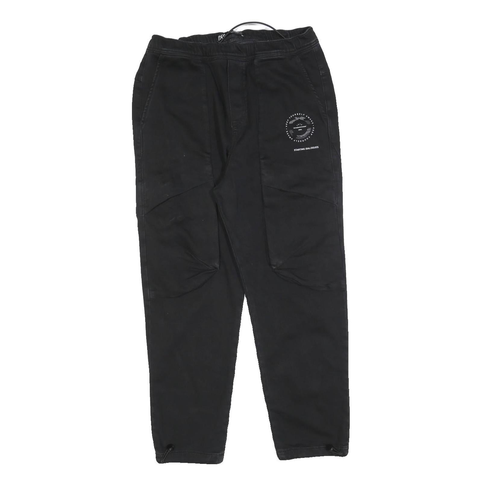 Buy ZARA Mens Cotton Blend Black Regular Fit Straight Trousers W30 L26 Casual Refurbished - $20.79 ZARA Mens Cotton Blend Black Regular Fit Straight Trousers W30 L26 Casual Refurbished - N/A refurbished available on Cerqular