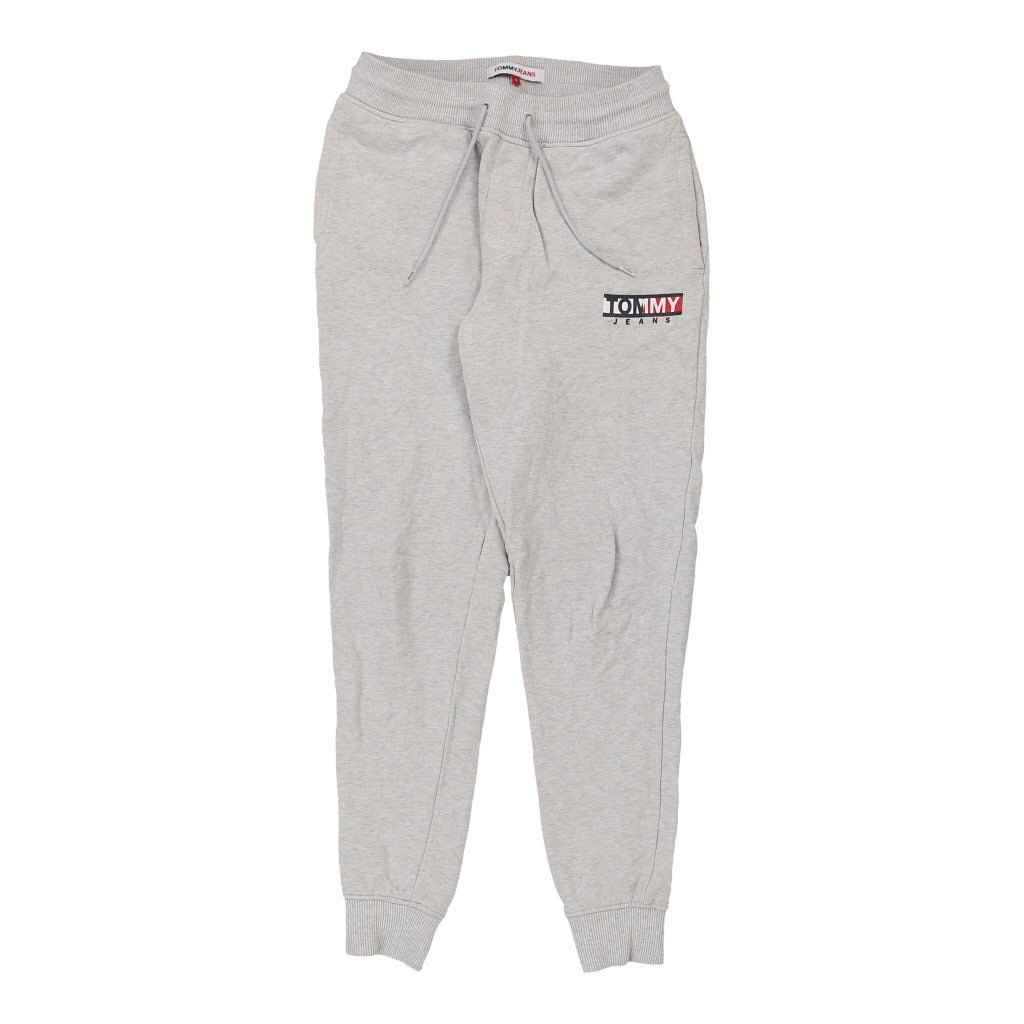 Tommy Jeans Joggers - Small Grey Cotton Refurbished - Thrifted (note: this is a term often used to describe second- refurbished available on Cerqular