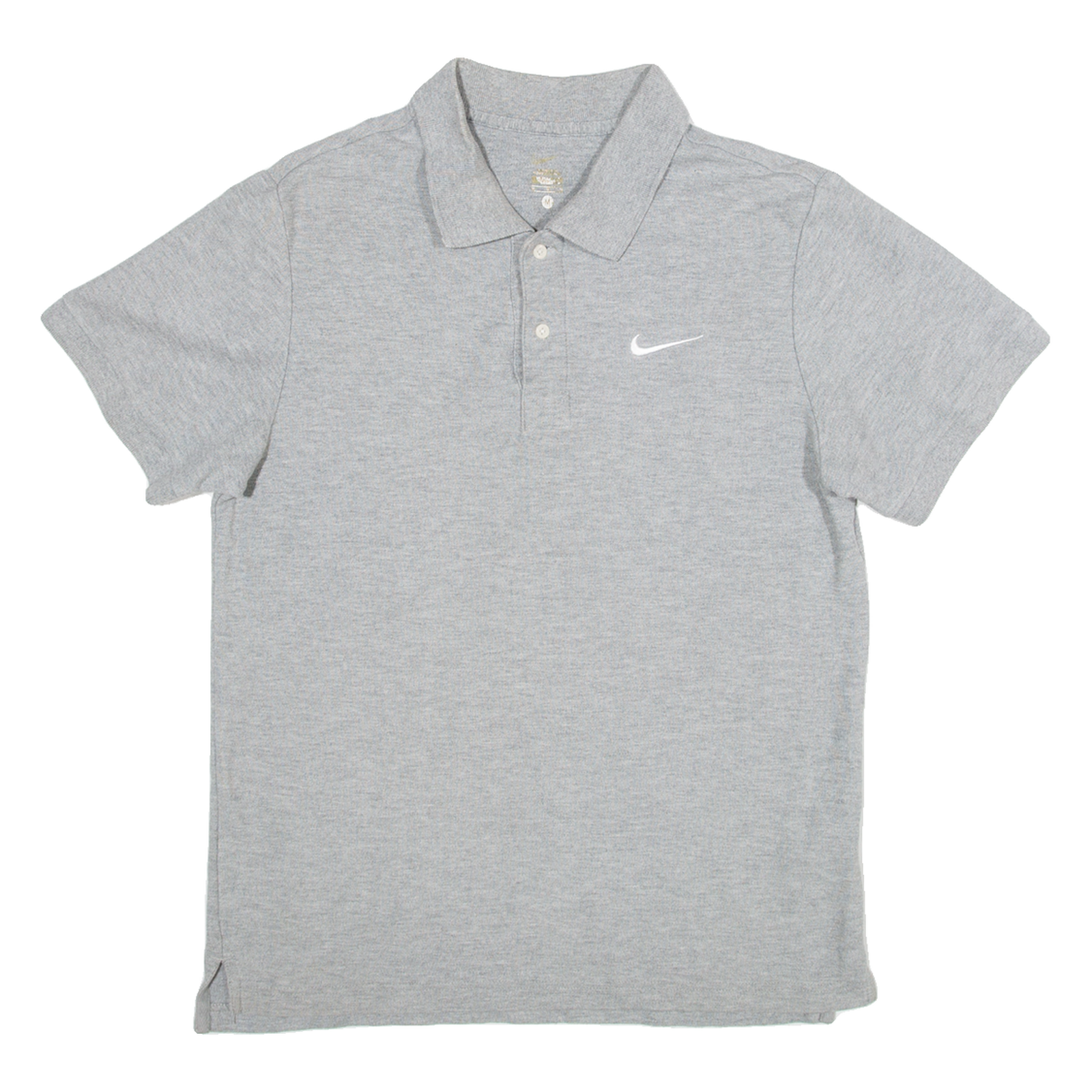 NIKE Mens Polo Shirt Grey M Refurbished - N/A refurbished available on Cerqular