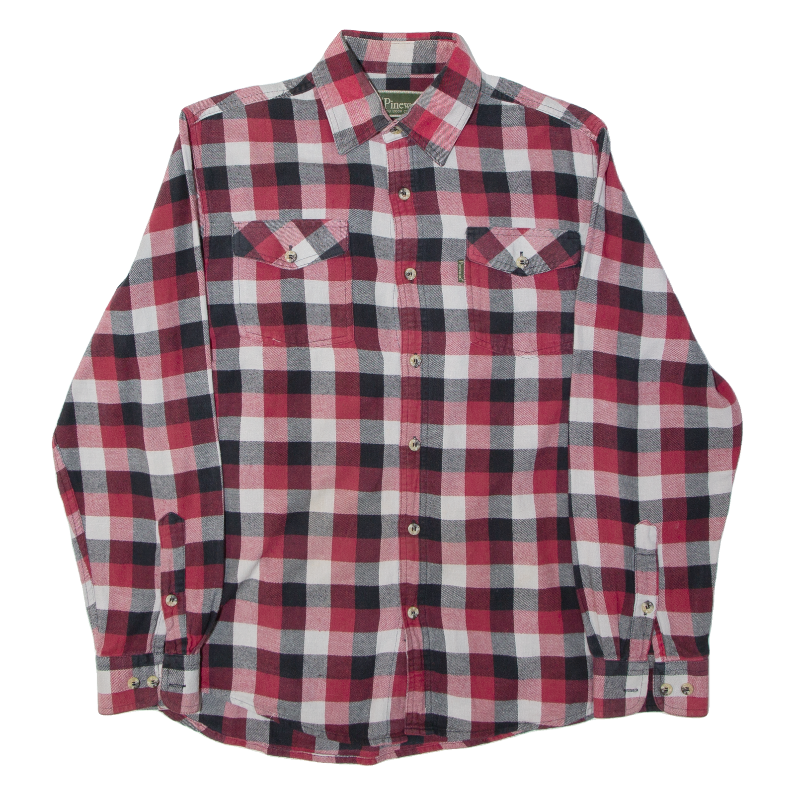 PINEWOOD Mens Shirt Red Check Long Sleeve M Refurbished - N/A refurbished available on Cerqular