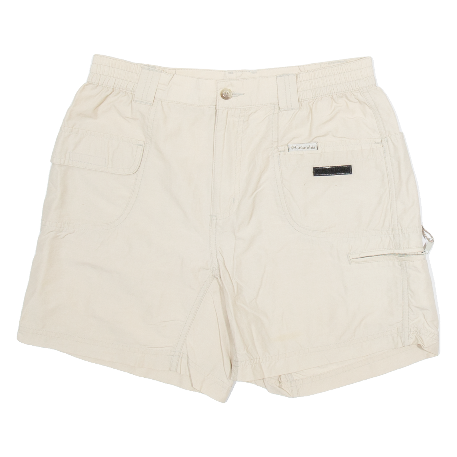 COLUMBIA Mens Cargo Shorts Beige S W30 Refurbished - N/A refurbished available on Cerqular