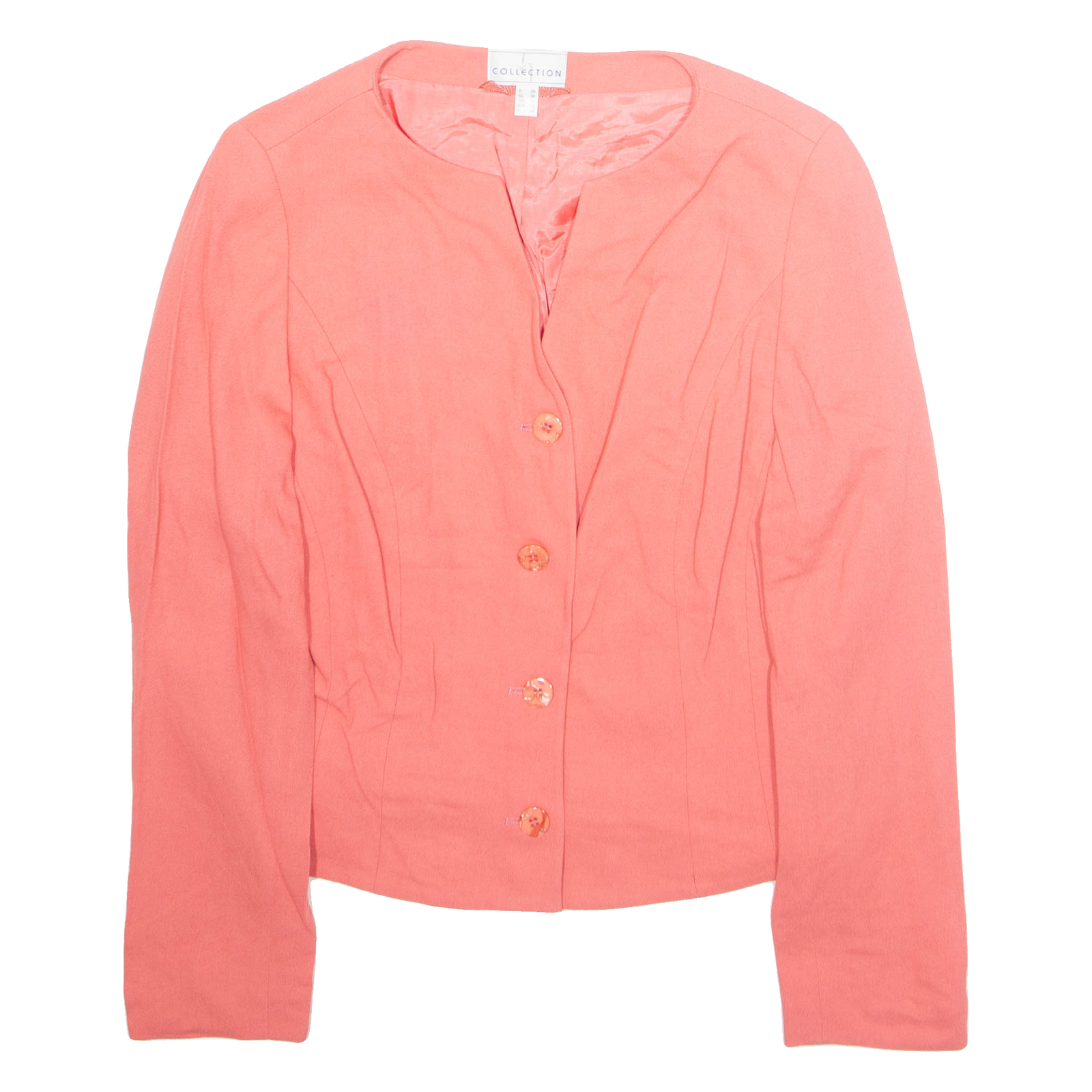 COLLECTION Womens Blazer Jacket Pink S Refurbished - N/A refurbished available on Cerqular