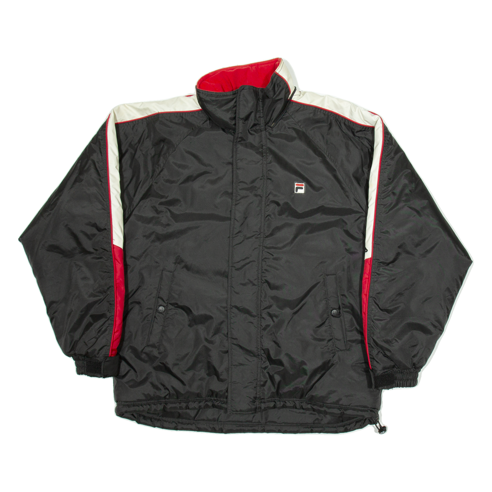 FILA Mens Jacket Black Nylon XL Refurbished - N/A refurbished available on Cerqular