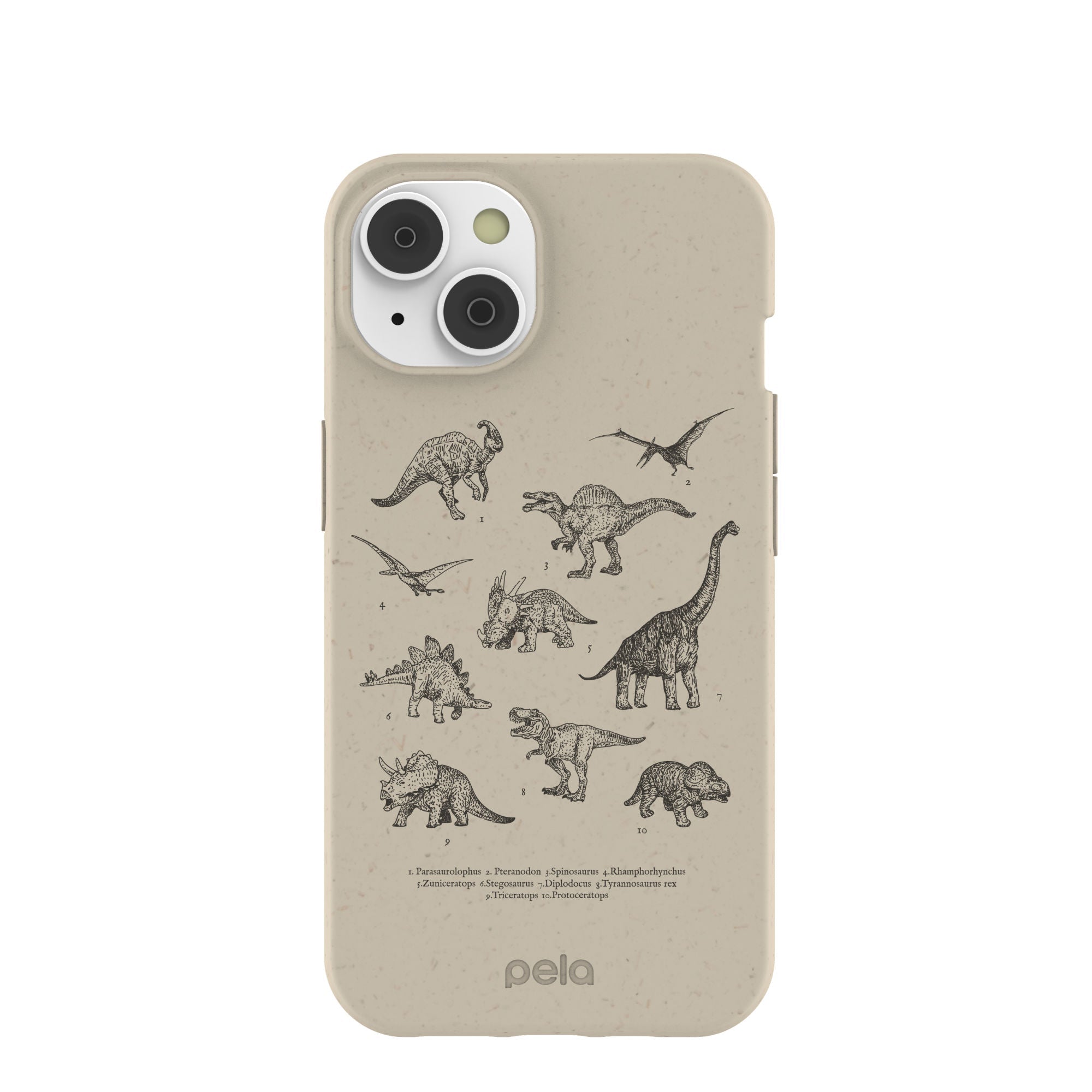 London Fog Dinosaurology iPhone 14/16e Case Refurbished - Pela Case refurbished available on Cerqular