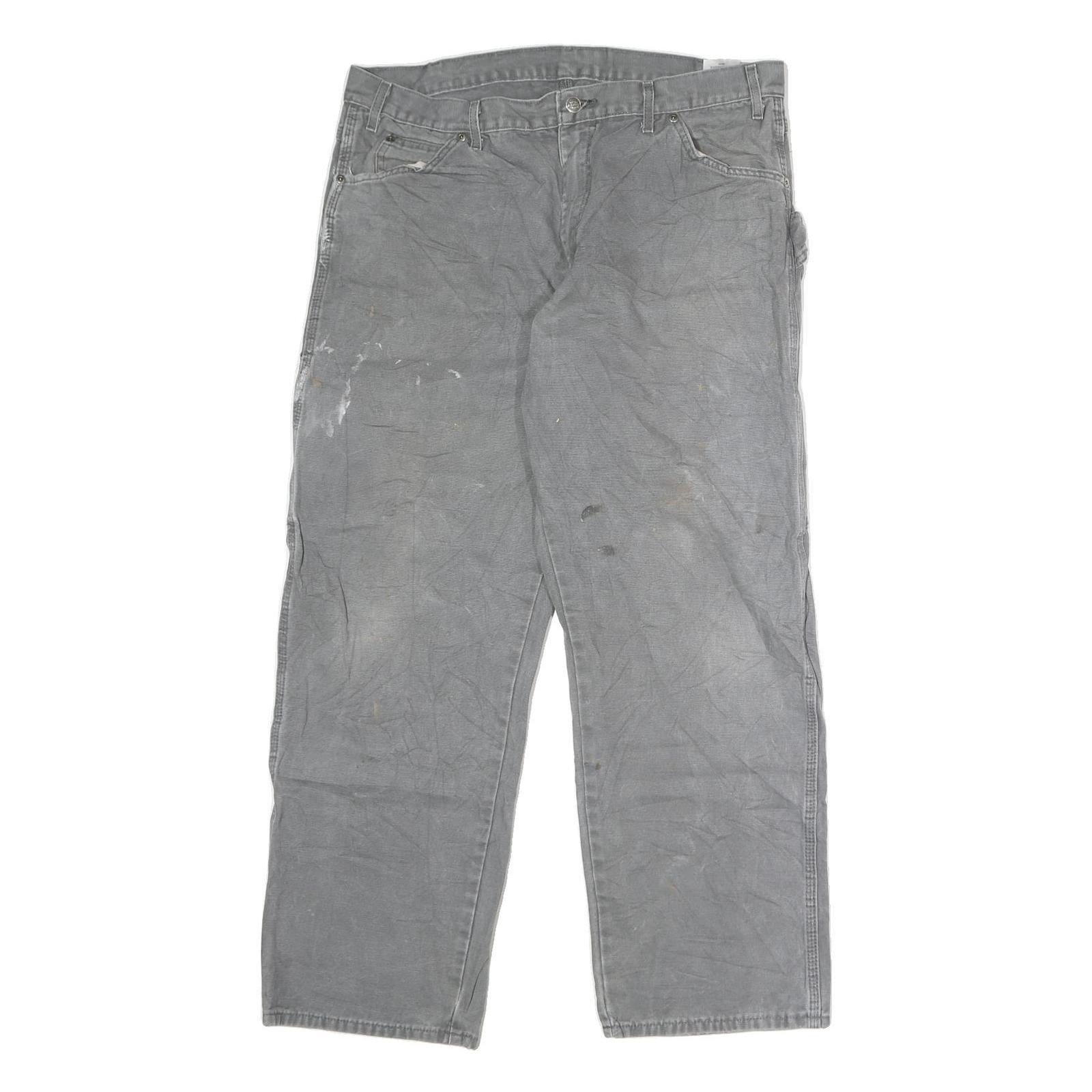 Buy DICKIES Mens Slim Grey Cotton Jeans W38 L29 Workwear Durable Zip Closure Refurbished - $31.19 DICKIES Mens Slim Grey Cotton Jeans W38 L29 Workwear Durable Zip Closure Refurbished - N/A refurbished available on Cerqular