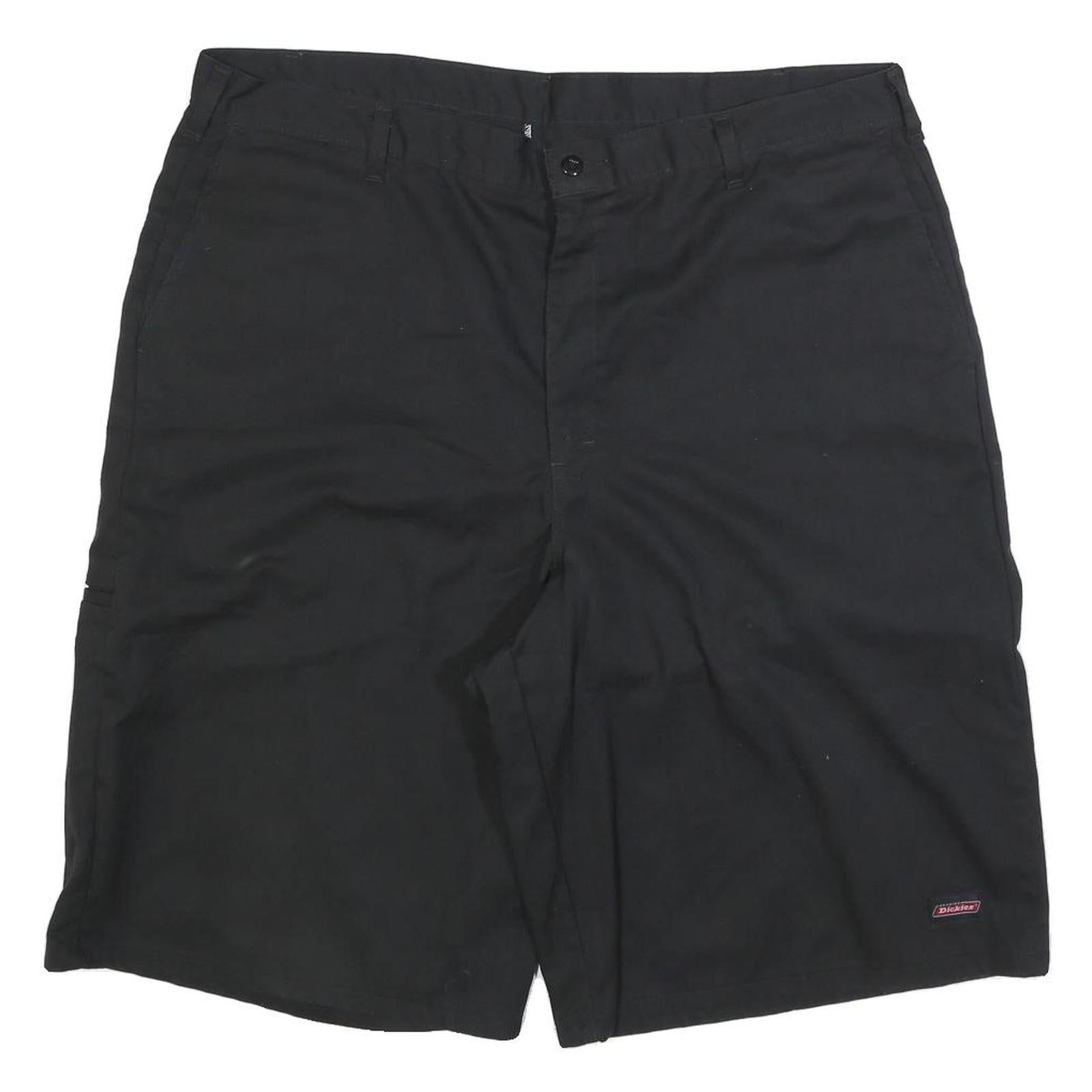 DICKIES Mens Black Casual Shorts 2XL W42 Cotton Blend Workwear Refurbished - N/A refurbished available on Cerqular