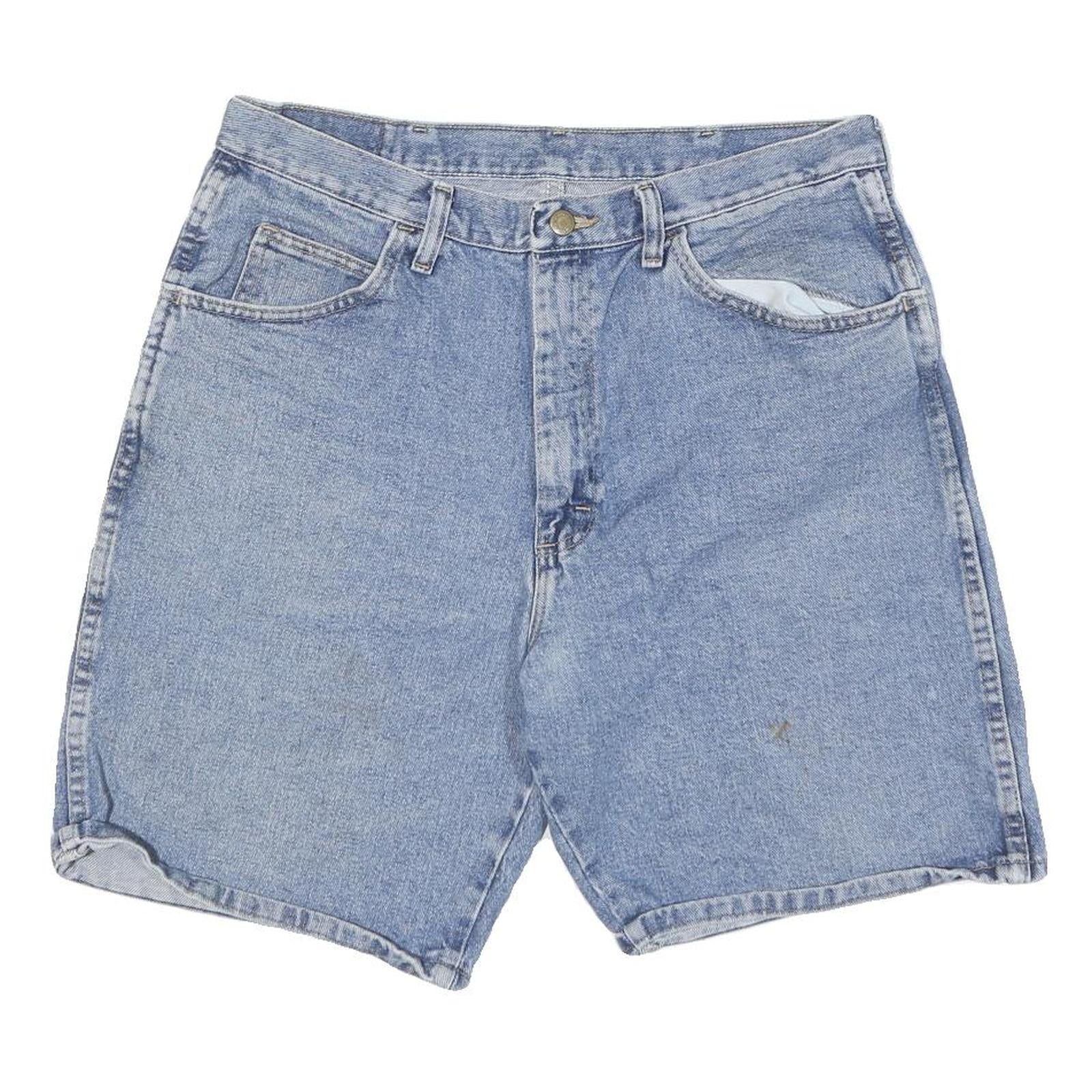 Buy WRANGLER Mens Denim Blue Relaxed Fit Shorts L W34 Cotton Blend Casual Refurbished - $25.99 WRANGLER Mens Denim Blue Relaxed Fit Shorts L W34 Cotton Blend Casual Refurbished - N/A refurbished available on Cerqular