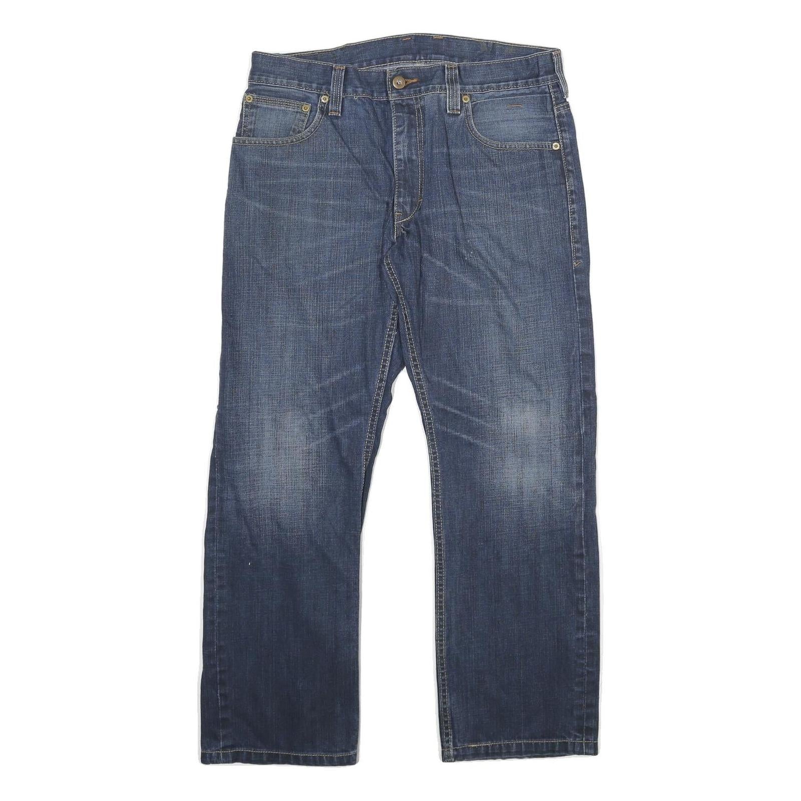 LEVI'S 514 Classic Mens Jeans Blue Relaxed Straight Denim Medium W34 L29 Refurbished - N/A refurbished available on Cerqular