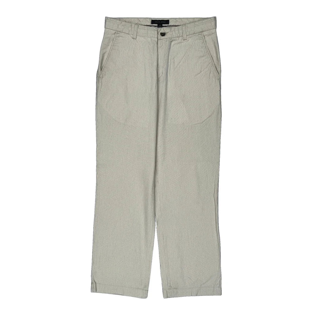 Tommy Hilfiger Pinstripe Chinos - 32W 30L Beige Cotton Refurbished - Thrifted (note: this is a term often used to describe second- refurbished available on Cerqular