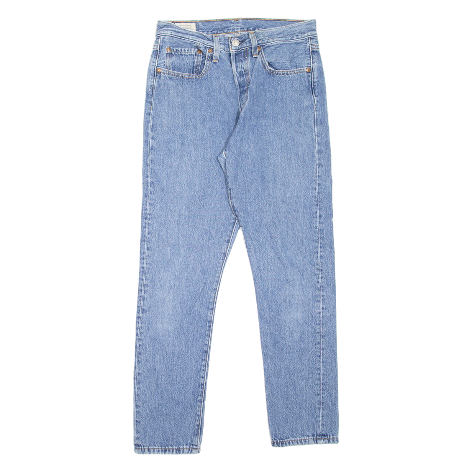 LEVI'S 501S Jeans BIG E Womens Blue Skinny Straight W27 L28 Refurbished - N/A refurbished available on Cerqular