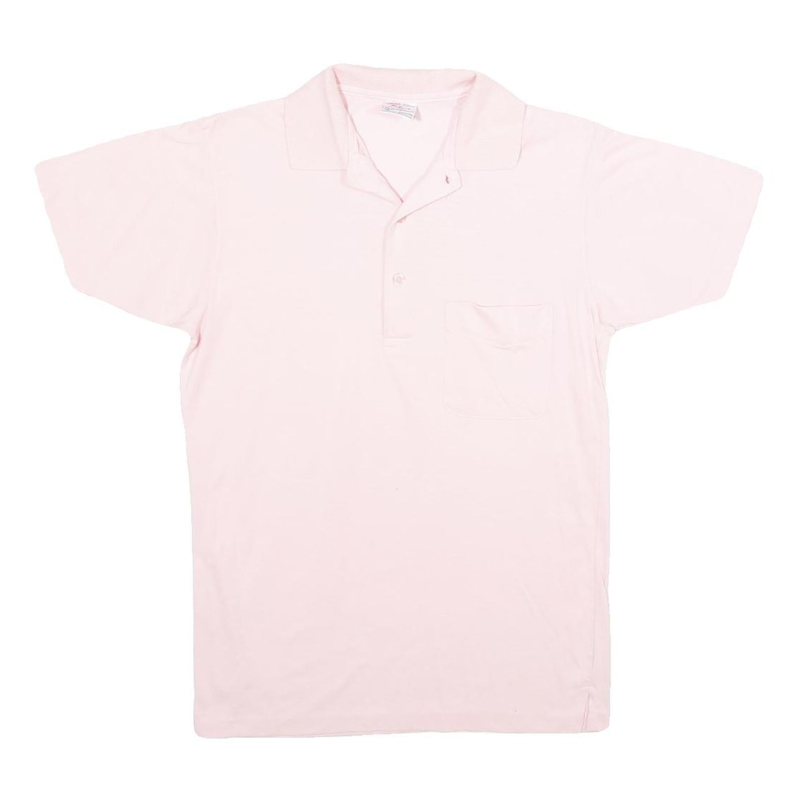 DEAN'S Mens Pink Polo Shirt Short Sleeve Plain S Cotton Blend Casual Summer Refurbished - N/A refurbished available on Cerqular