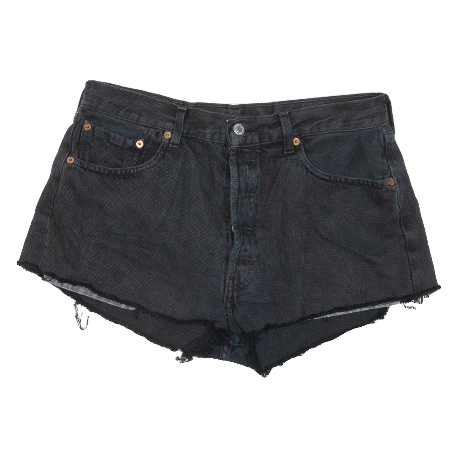 Buy LEVI'S 501 Womens Denim Shorts Black M W32 Refurbished - $23.39 LEVI'S 501 Womens Denim Shorts Black M W32 Refurbished - N/A refurbished available on Cerqular