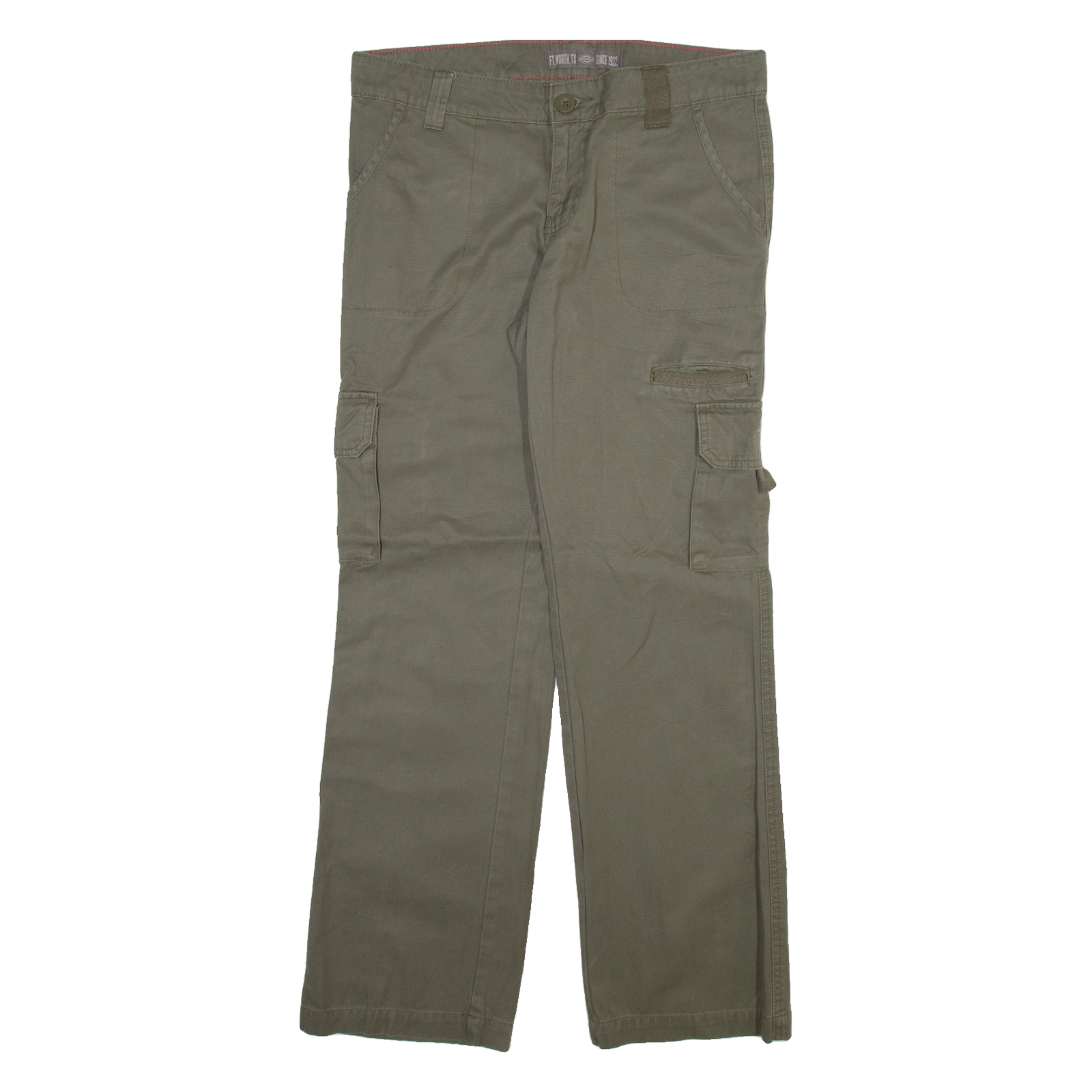 DICKIES Cargo Womens Trousers Grey Relaxed Straight W33 L31 Refurbished - N/A refurbished available on Cerqular