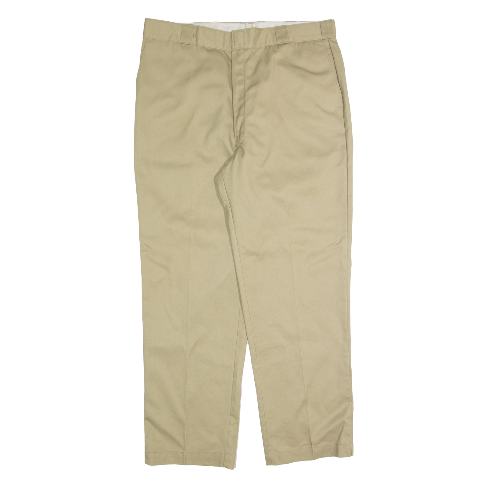 DICKIES Workwear Mens Trousers Beige Regular Straight W42 L32 Refurbished - N/A refurbished available on Cerqular