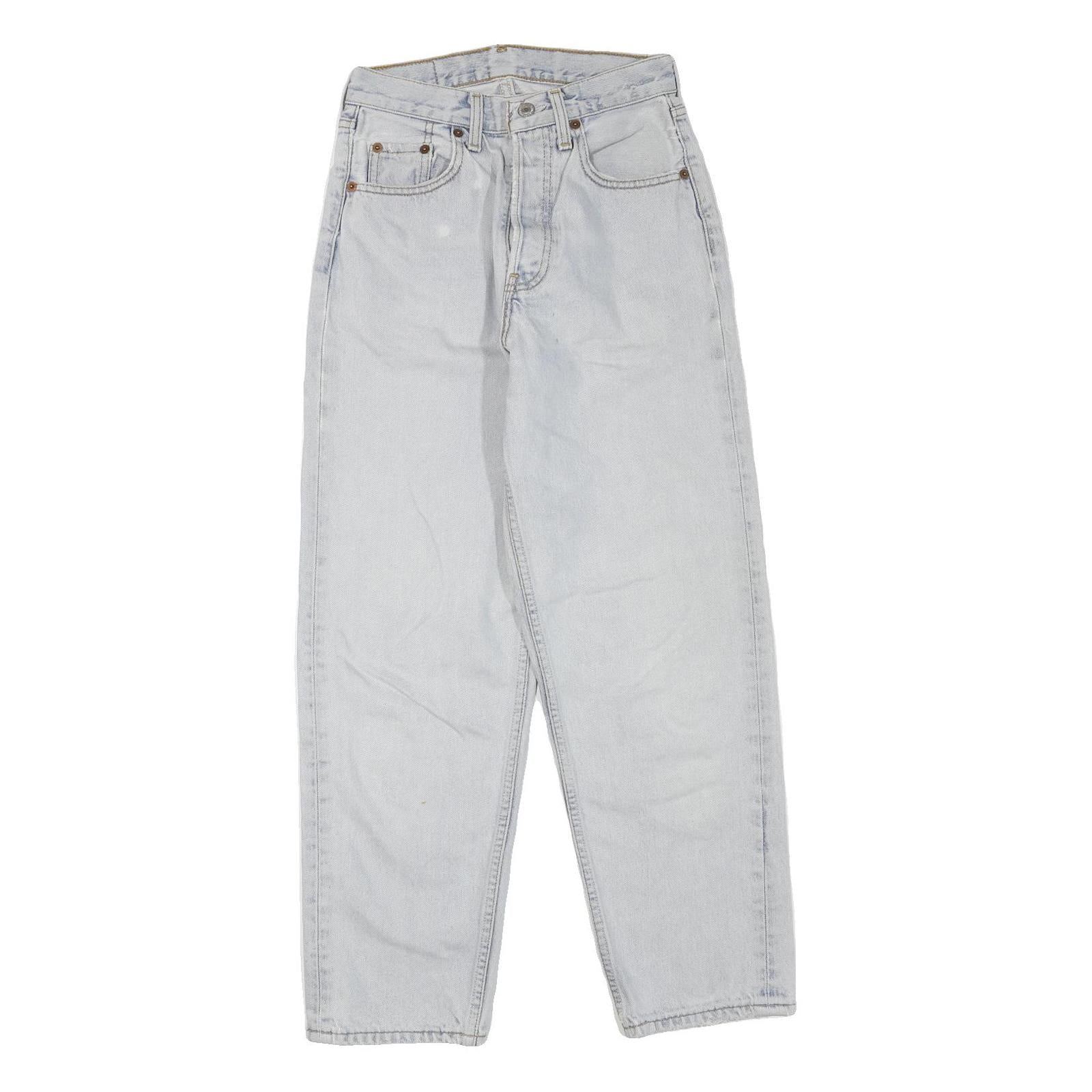 LEVI'S Womens Regular Fit Blue Denim Jeans W26 L27 Button Closure Classic Style Refurbished - N/A refurbished available on Cerqular