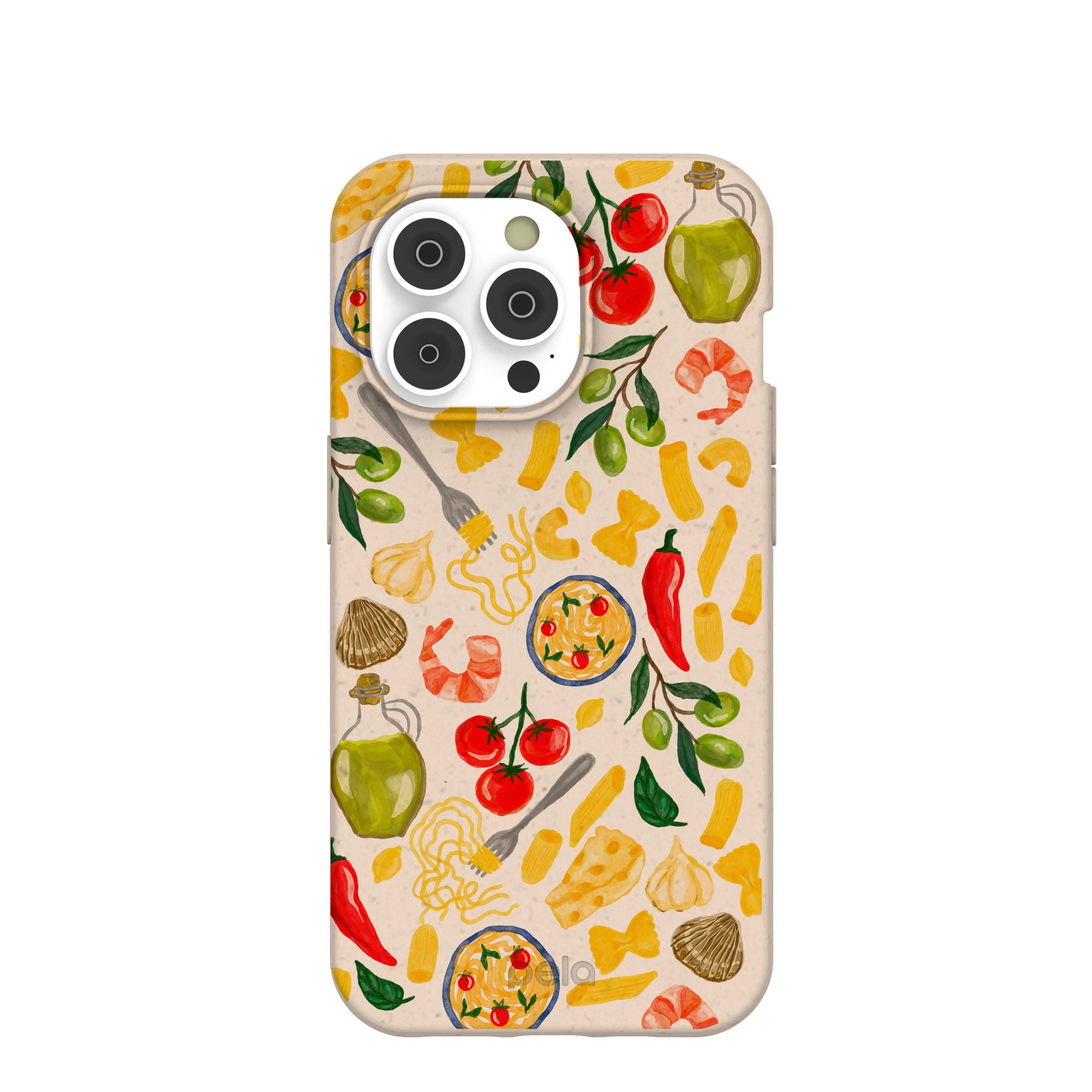 Seashell Pasta Alchemy iPhone 14 Pro Case Refurbished - Pela Case refurbished available on Cerqular