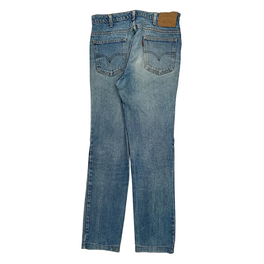 1970S Made In Belgium Levis Jeans - 30W 32L Light Wash Denim Refurbished - Thrifted (note: this is a term often used to describe second- refurbished available on Cerqular