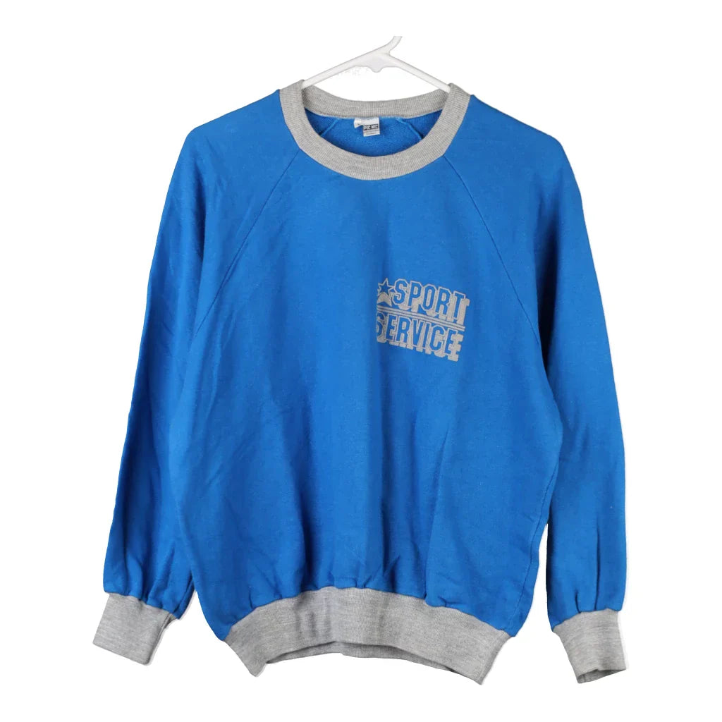 Buy Sport Service Unbranded Sweatshirt - Large Blue Cotton Refurbished - $14.73 Sport Service Unbranded Sweatshirt - Large Blue Cotton Refurbished - Thrifted (note: this is a term often used to describe second- refurbished available on Cerqular