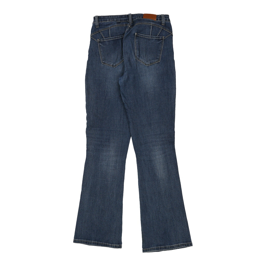 Hey Dey Boot Cut Jeans - Large Blue Cotton Refurbished - Thrifted (note: this is a term often used to describe second- refurbished available on Cerqular