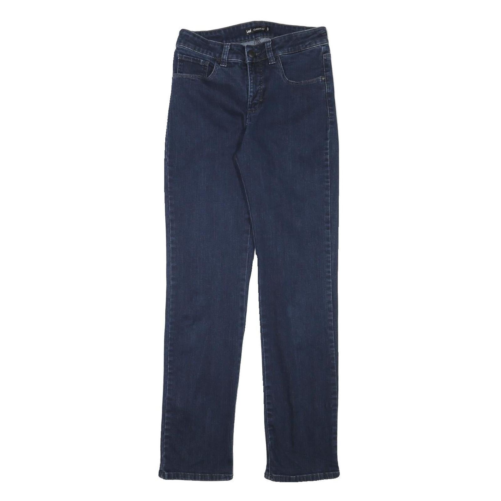 LEE Womens Jeans Blue Regular Straight Denim Medium W27 L30 Classic Cotton Blend Refurbished - N/A refurbished available on Cerqular